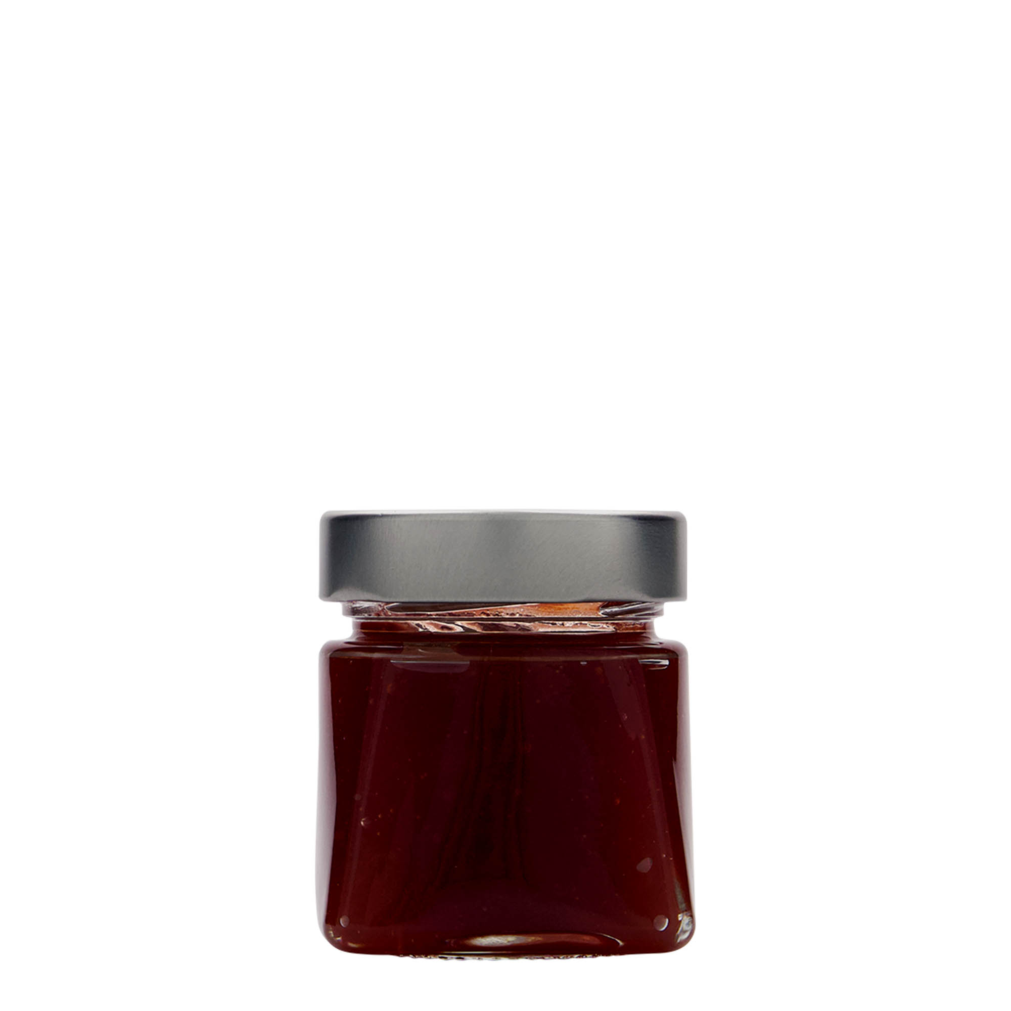 106 ml barattolo quadrato 'Luxor', bocca: Deep-Twist-Off (DTO 58)