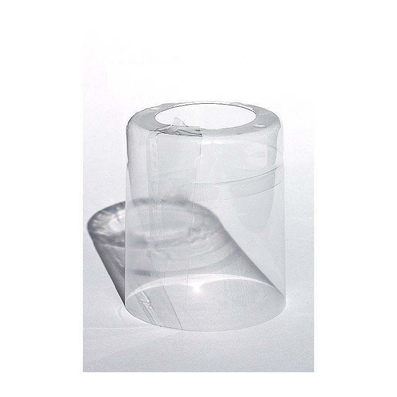 200 Capsule Termoretraibili Per Bottiglie Di Vino 30 Mm Con Linguetta A Strappo – In Plastica Argentata, Per Cantine E Pub