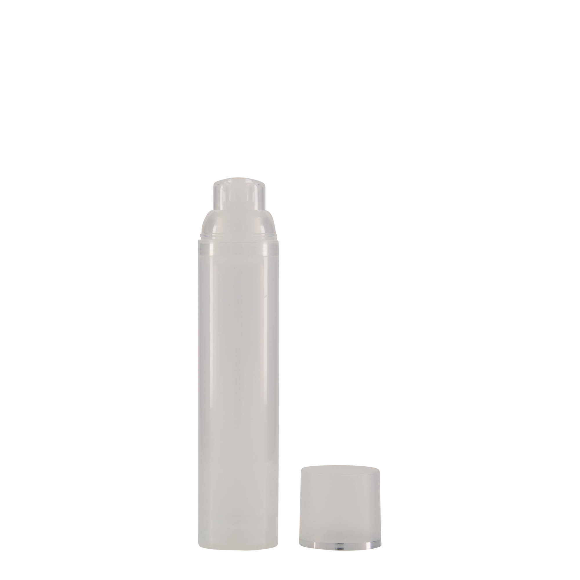Dispenser Airless 100 ml 'Mezzo', plastica PP, naturale