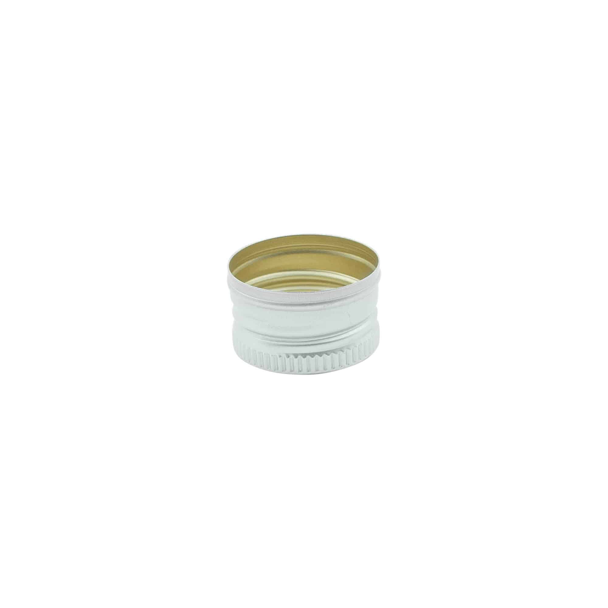 Tappo a vite, metallo, argento, per bocca: PP 22