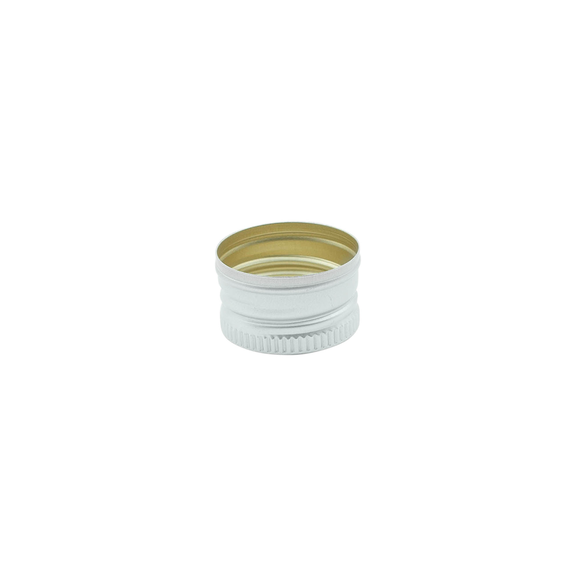 Tappo a vite, metallo, argento, per bocca: PP 22 Tappo a vite, metallo, argento, per bocca: PP 22