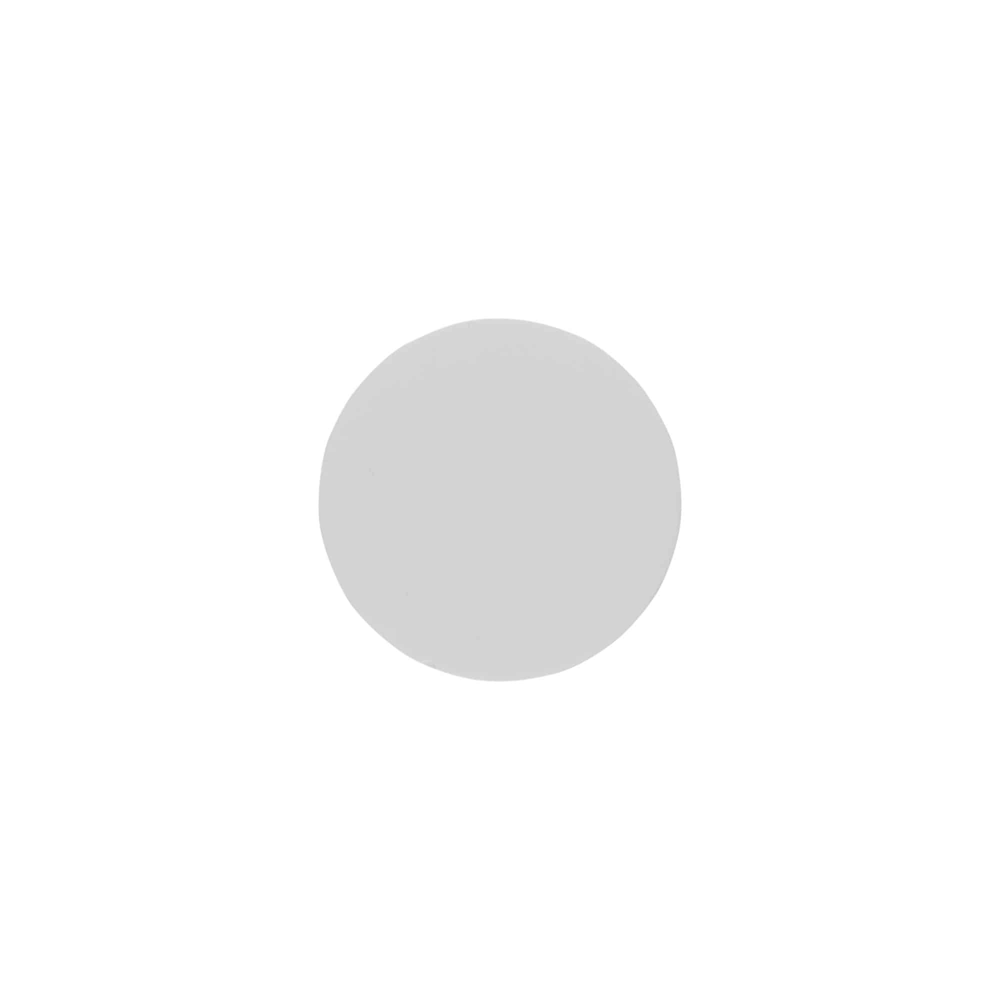 Disco di copertura per 100 ml 'Bianca', plastica PP, bianco