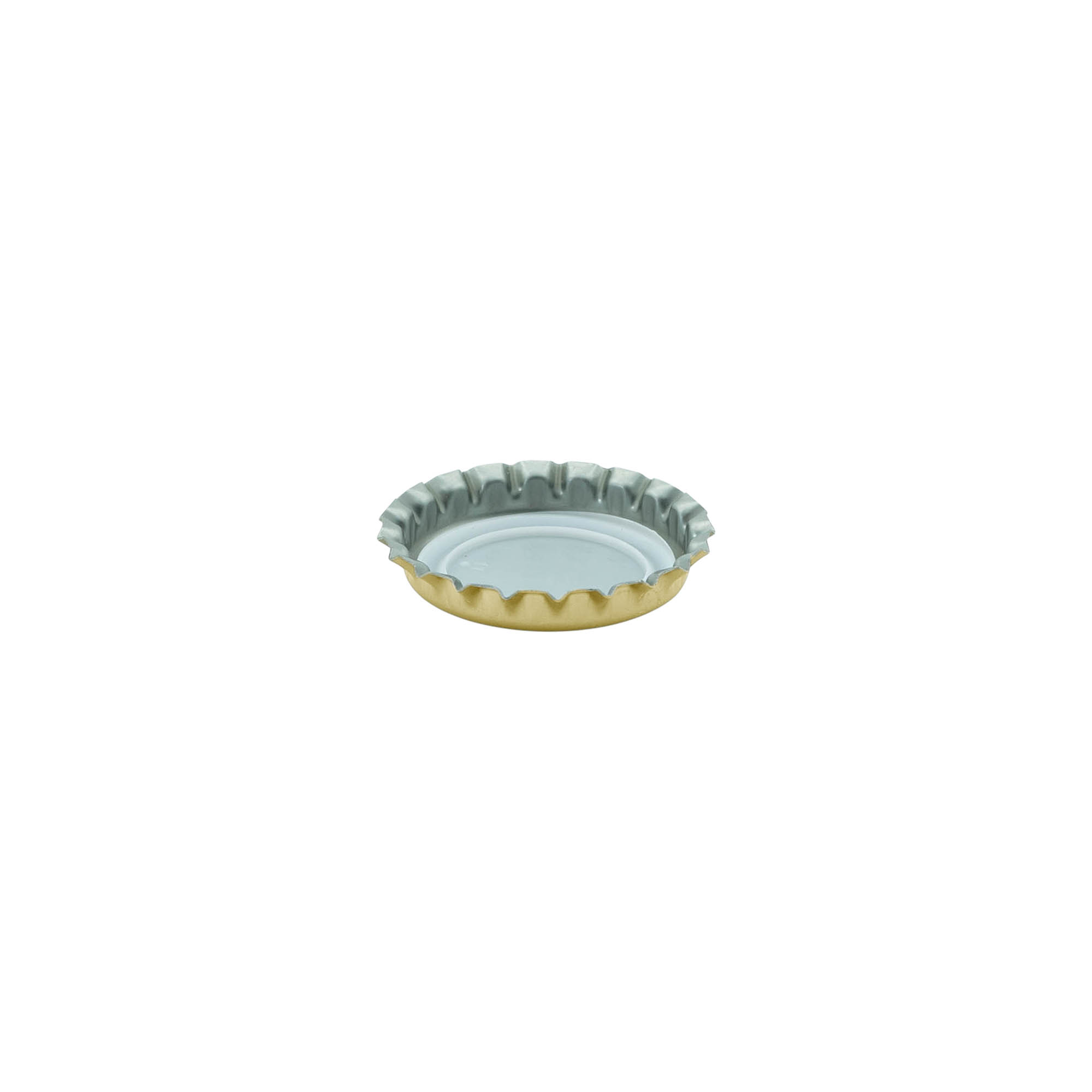 Tappo a corona 26 mm, metallo, oro