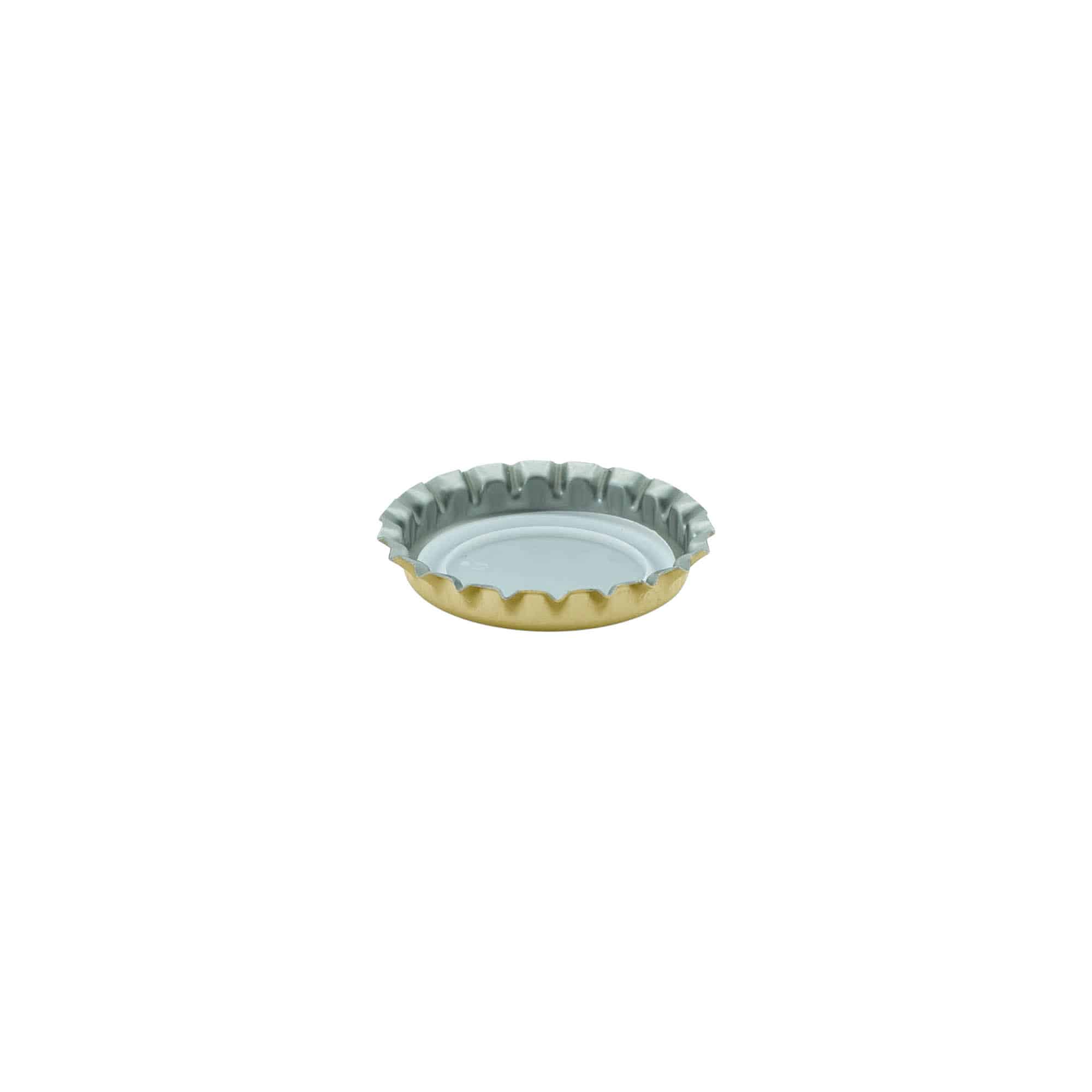 Tappo a corona 26 mm, metallo, oro