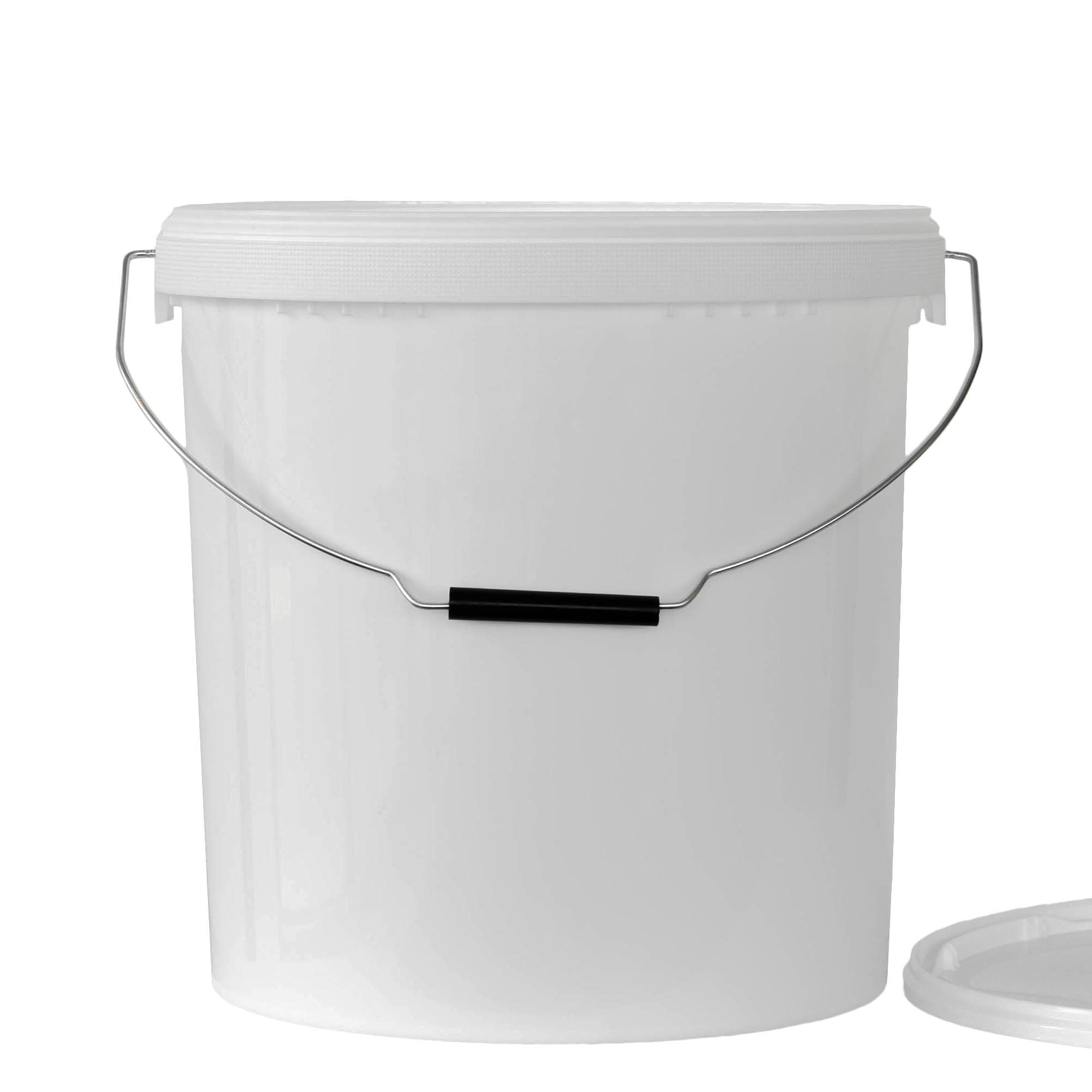 Secchio da 20 l, plastica PP, bianco