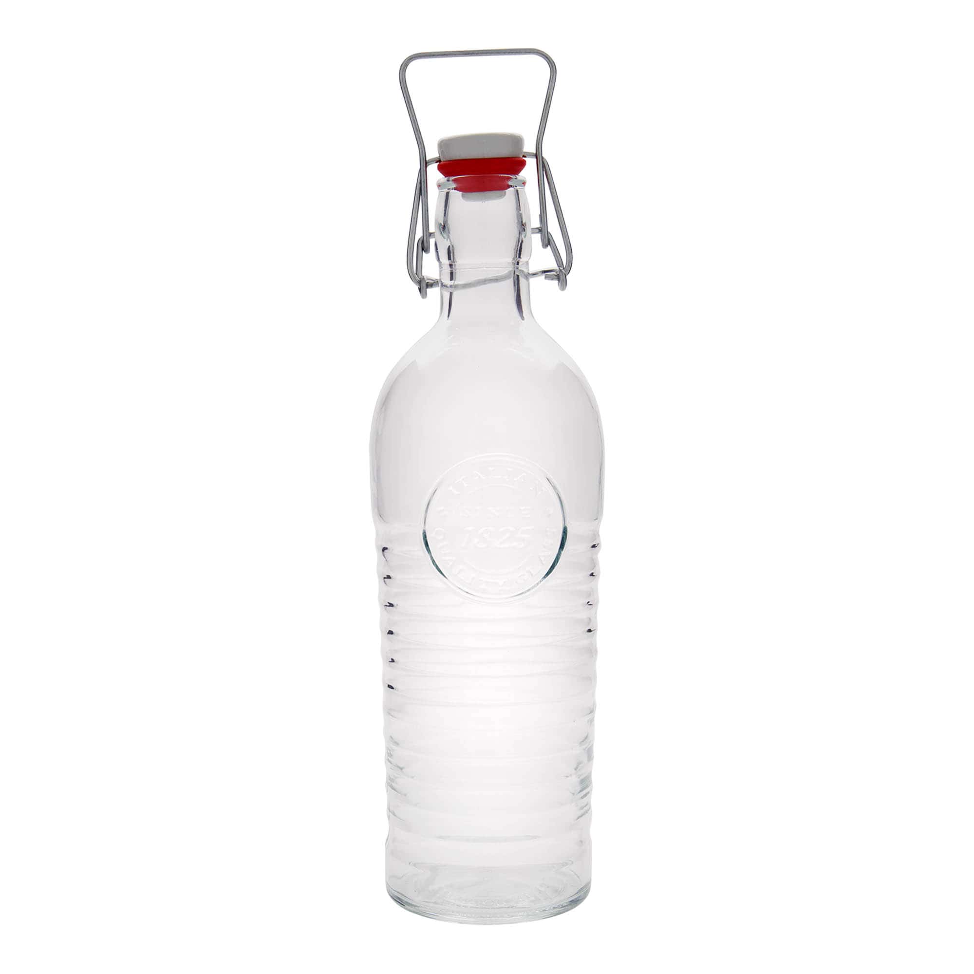 Bottiglia di vetro da 1.200 ml 'Officina 1825', bocca: chiusura a leva