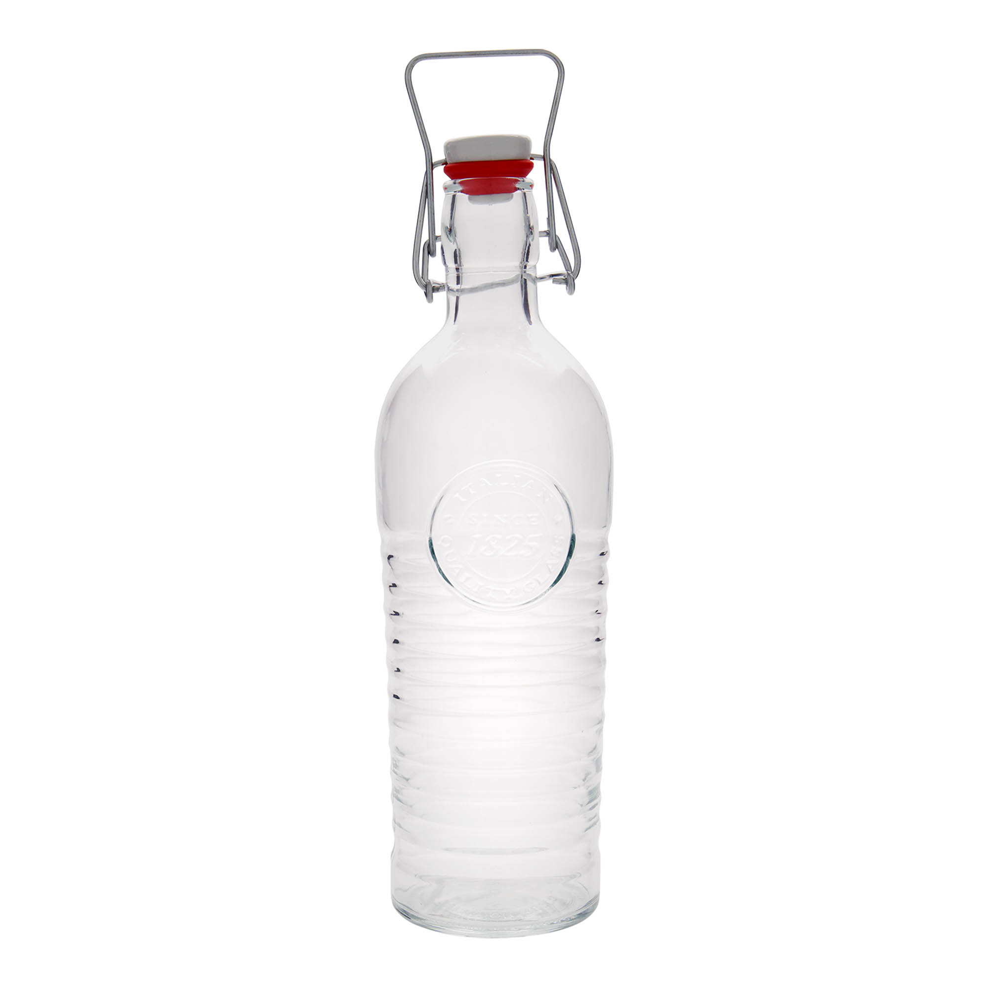Bottiglia di vetro da 1.200 ml 'Officina 1825', bocca: chiusura a leva