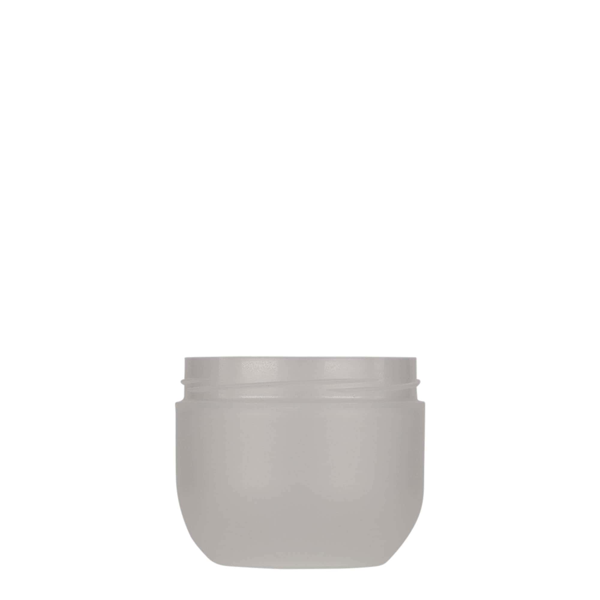 100 ml barattolo in plastica 'Magic', PP, naturale, apertura: chiusura a vite