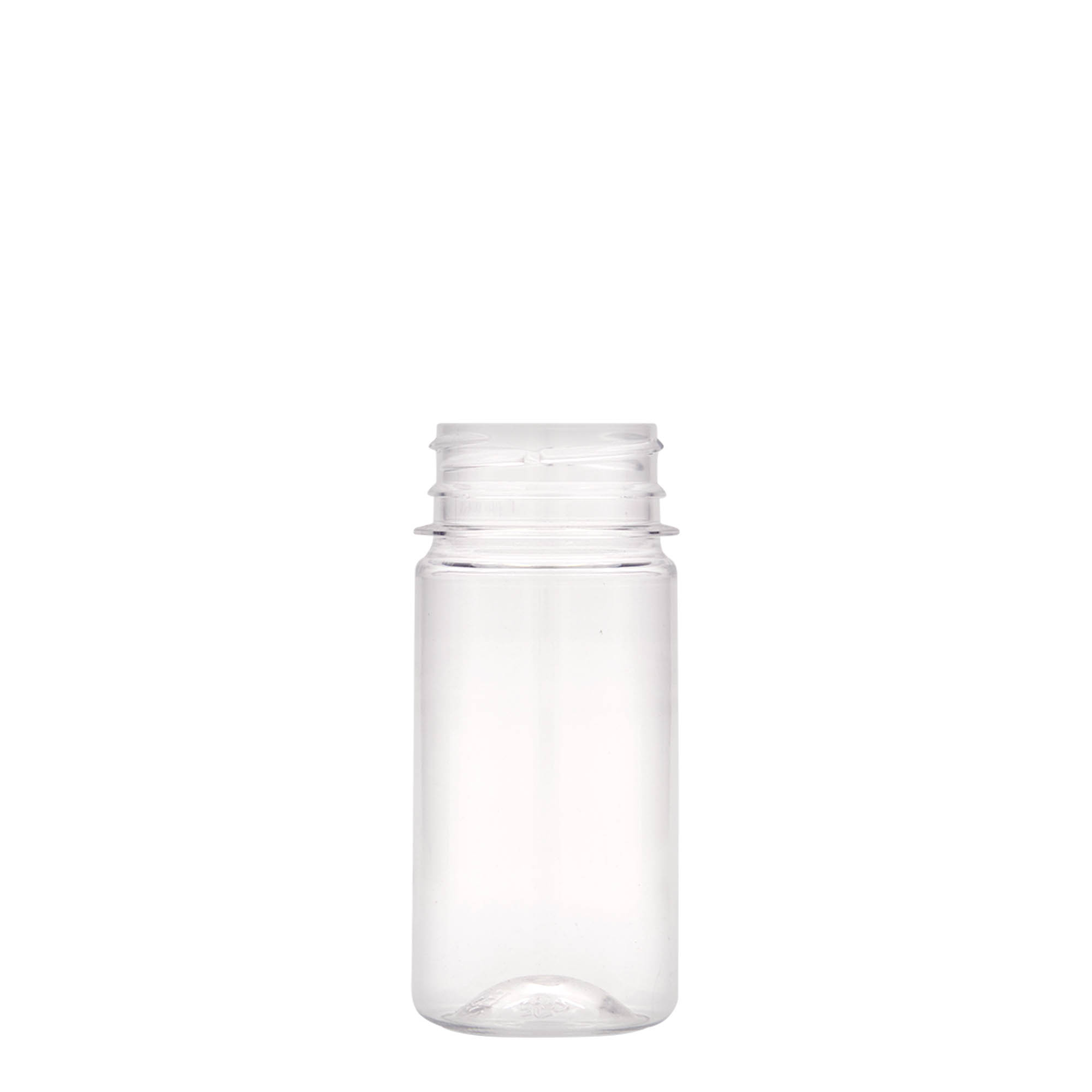 Bottiglia PET da 100 ml 'Everytime', plastica, bocca: 38 mm