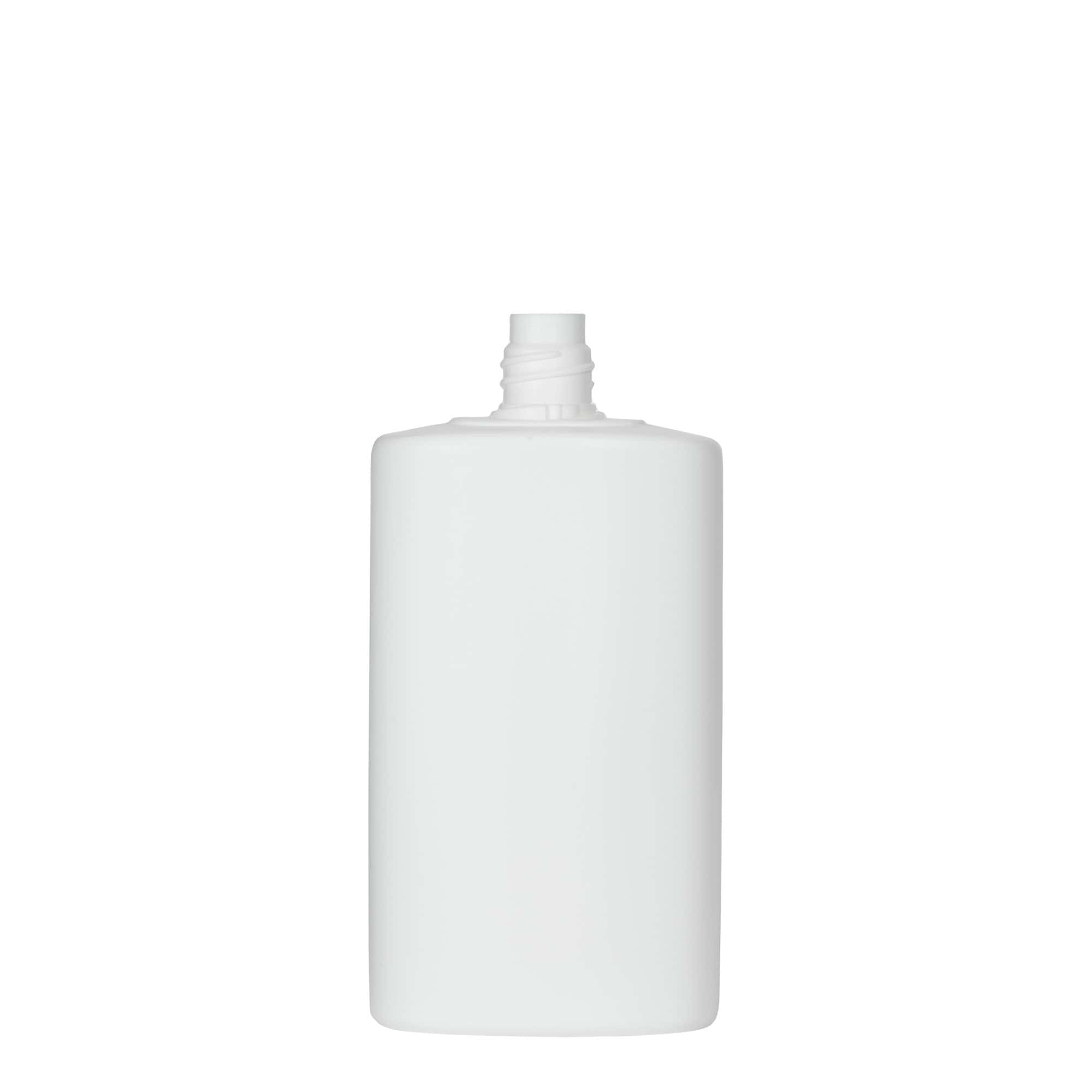 250 ml Flacone in plastica 'Indy', ovale, HDPE, bianco, imboccatura: a vite 250 ml Flacone in plastica 'Indy', ovale, HDPE, bianco, imboccatura: a vite