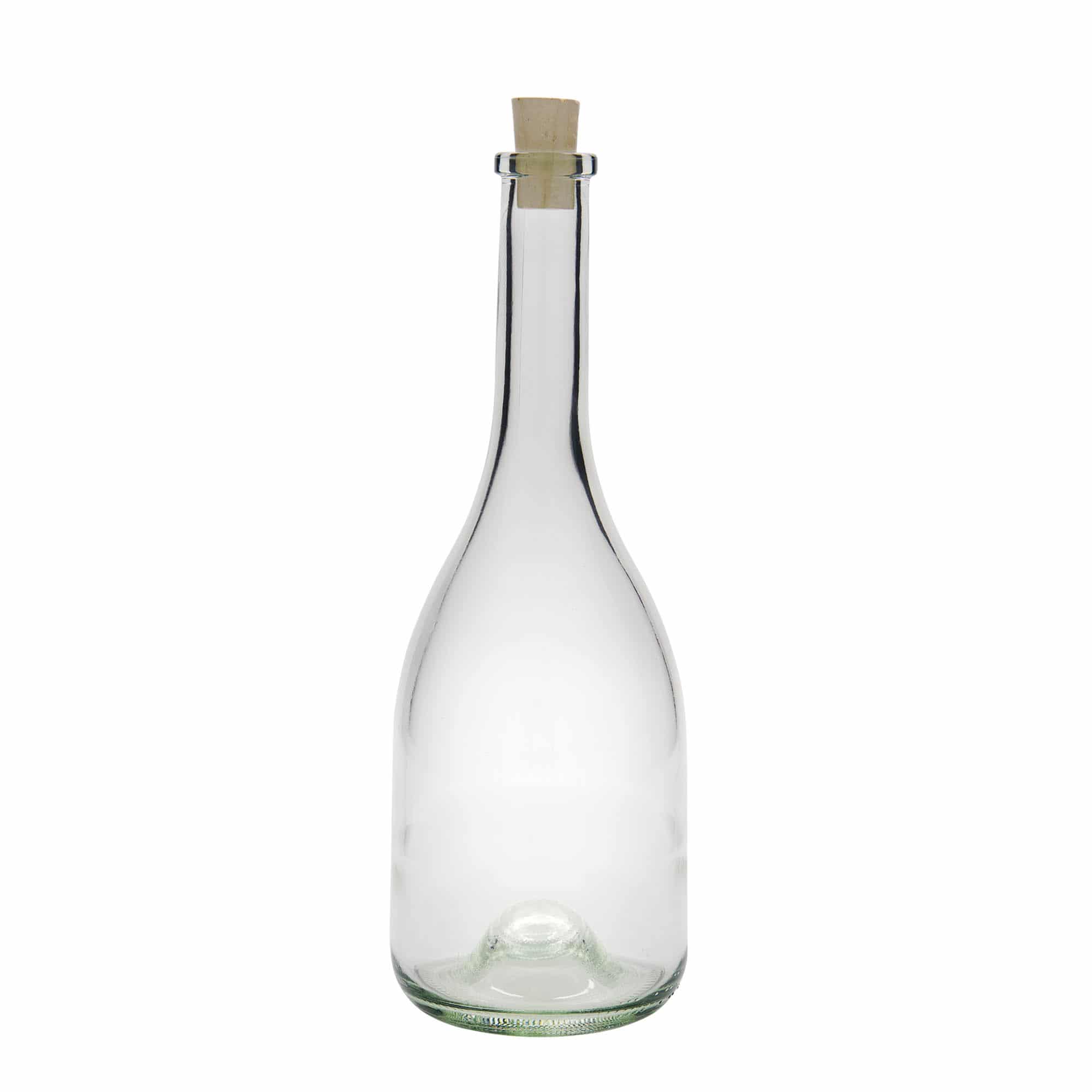 750 ml Bottiglia di vetro 'Rustica, imboccatura: fascetta