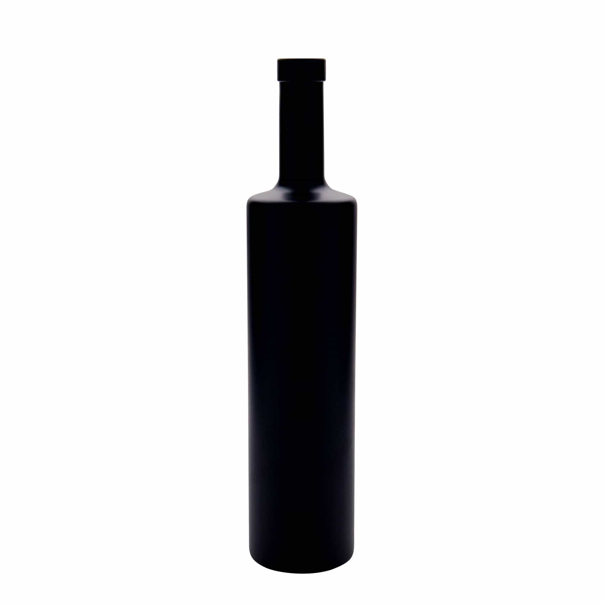 700 ml Bottiglia di vetro 'Centurio', nero, imboccatura: fascetta 700 ml Bottiglia di vetro 'Centurio', nero, imboccatura: fascetta