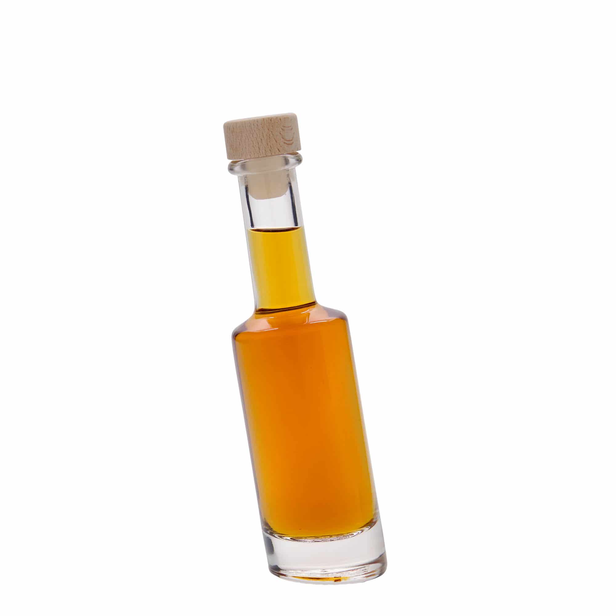 100 ml Bottiglia di vetro 'Bounty', imboccatura: fascetta