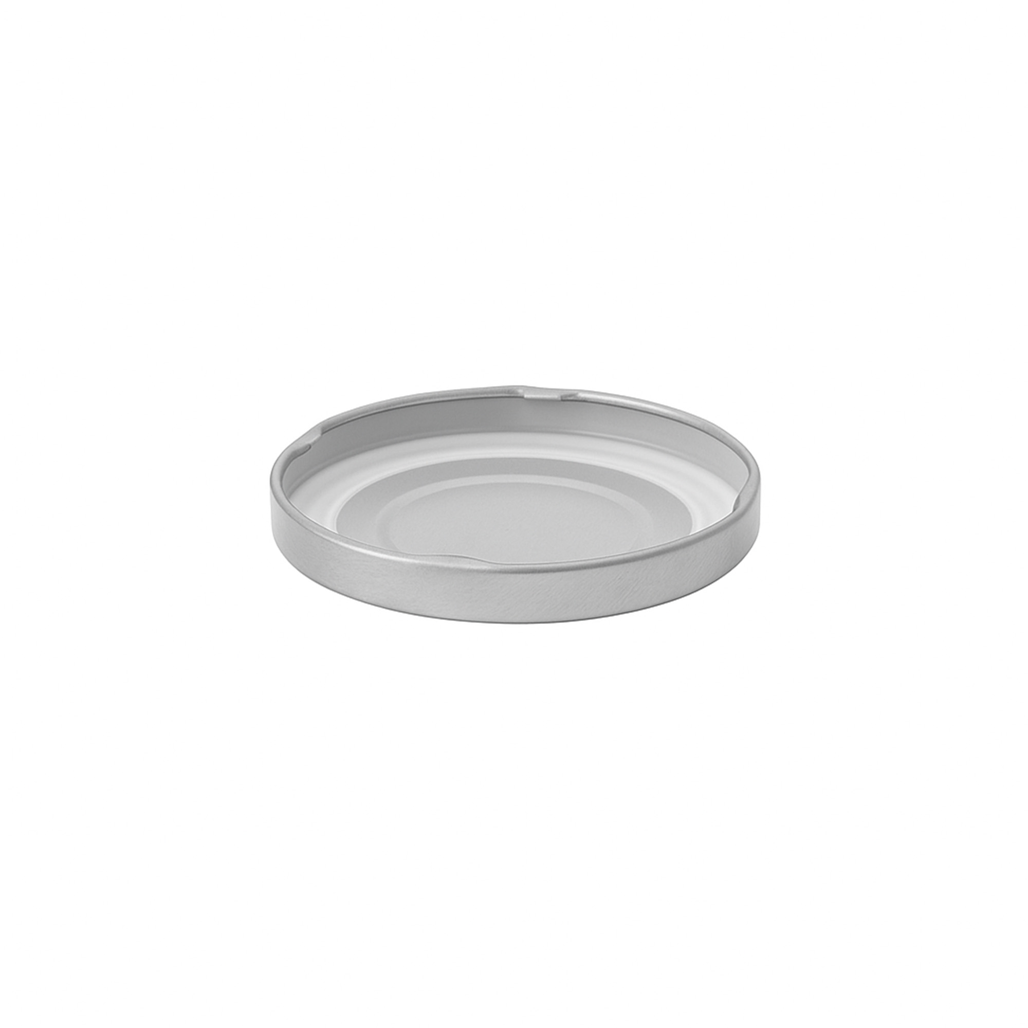 Tappo Twist-Off, lamina bianca, argento, per bocca: TO 63