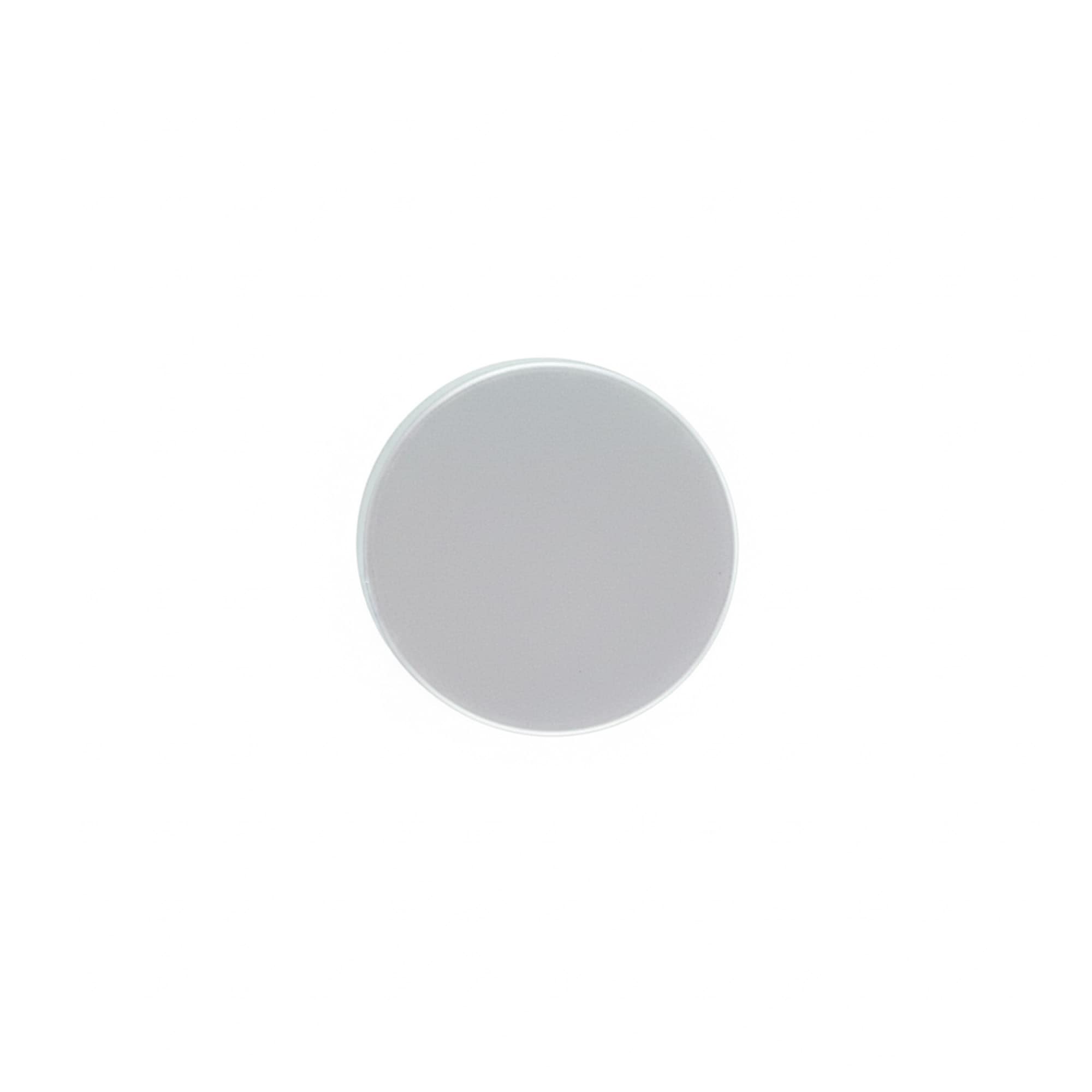 Testa pompa dosatrice airless 'Micro', plastica PP, argento
