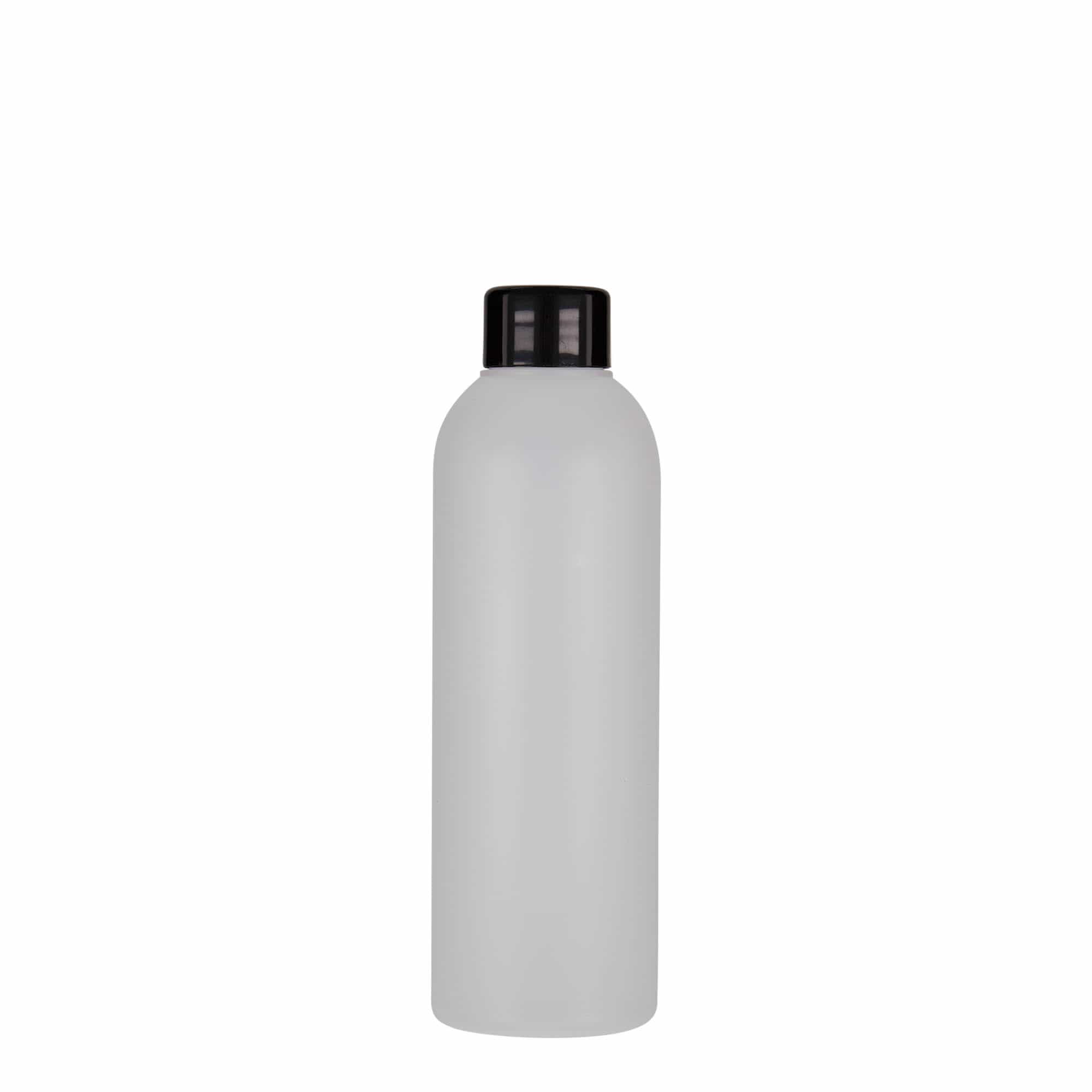 Bottiglia in plastica da 200 ml 'Tuffy', HDPE, naturale, bocca: 24/410