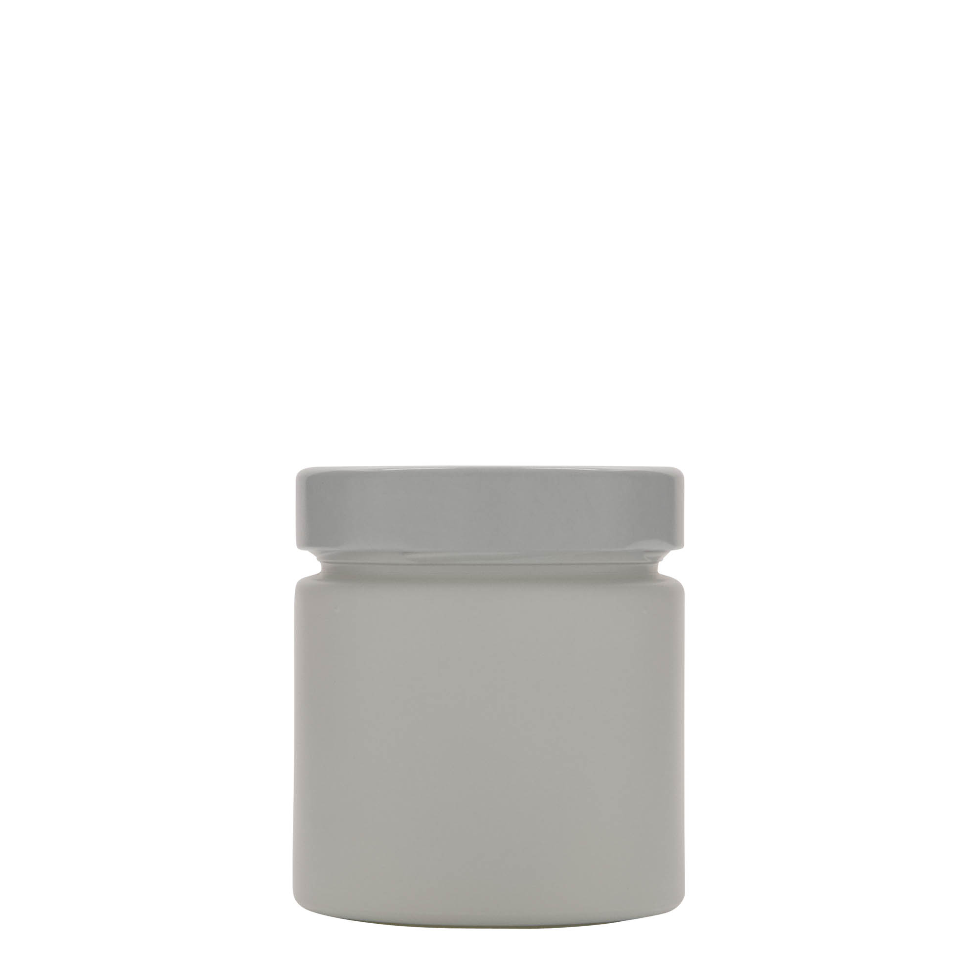 212 ml Barattolo rotondo 'Aurora', bianco, bocca: Deep-Twist-Off (DTO 66)