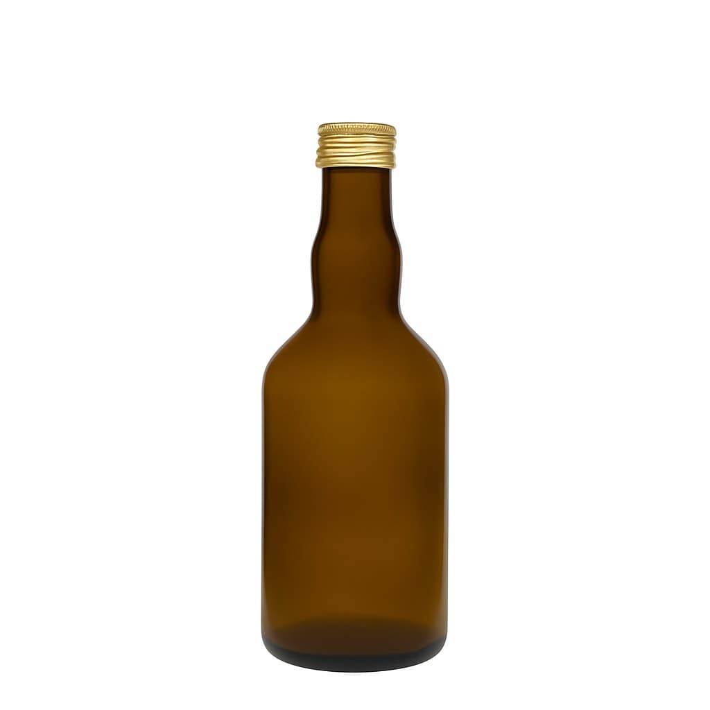 Bottiglia di vetro da 500 ml 'Olona', verde antico, bocca: PP 31,5