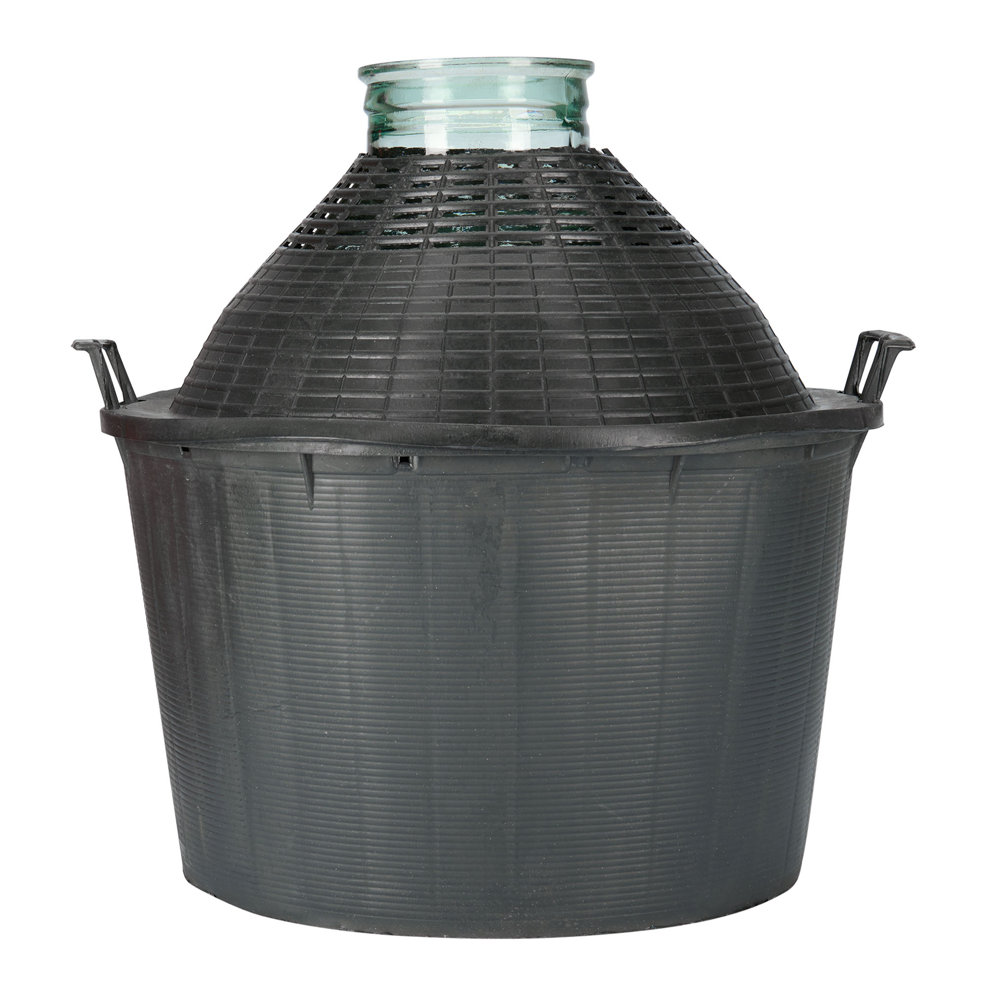 34 l Bombola a palla a bocca larga, vetro, bocca: coperchio a calotta