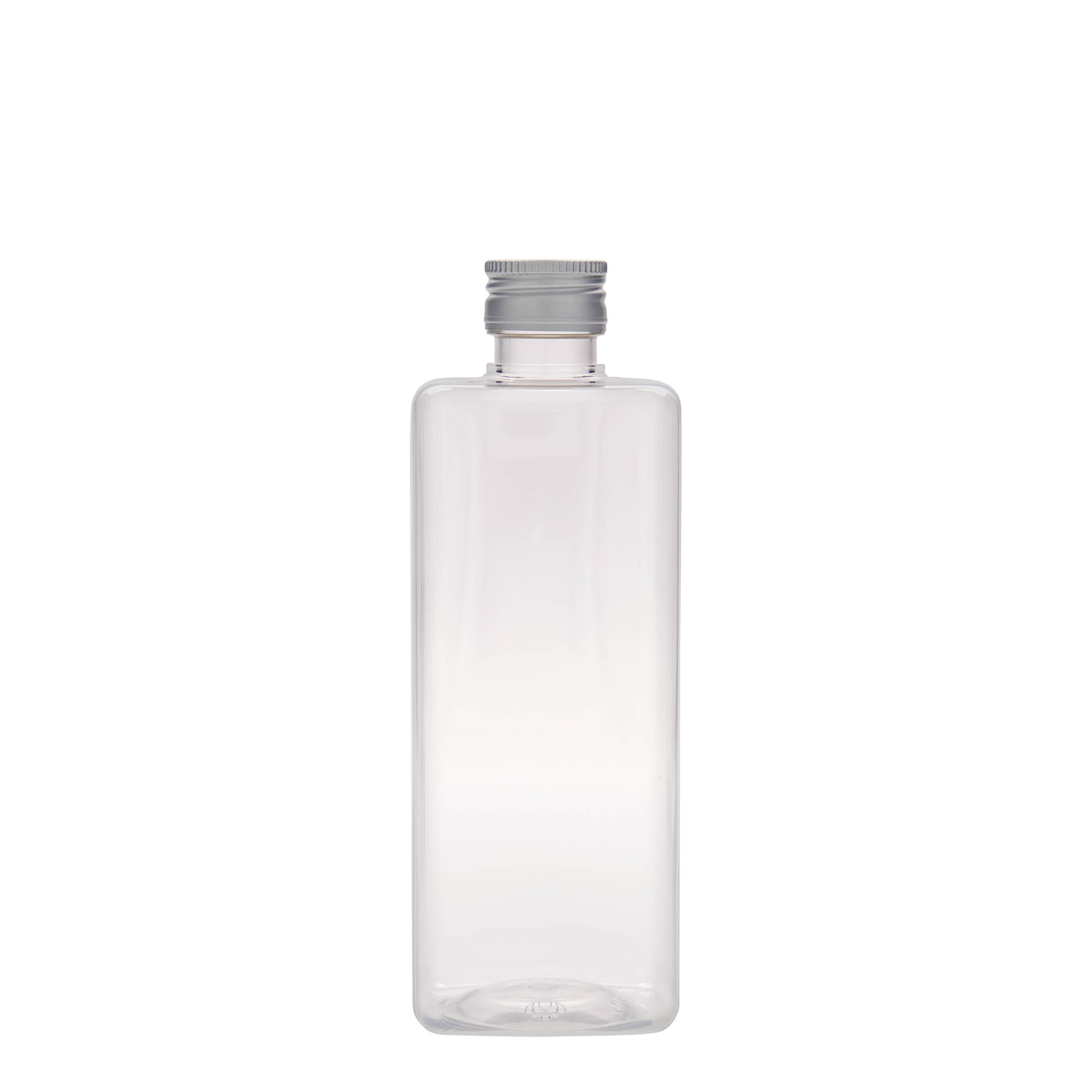 Bottiglia PET da 500 ml 'Karl', quadrata, plastica, bocca: PP 28 Bottiglia PET da 500 ml 'Karl', quadrata, plastica, bocca: PP 28