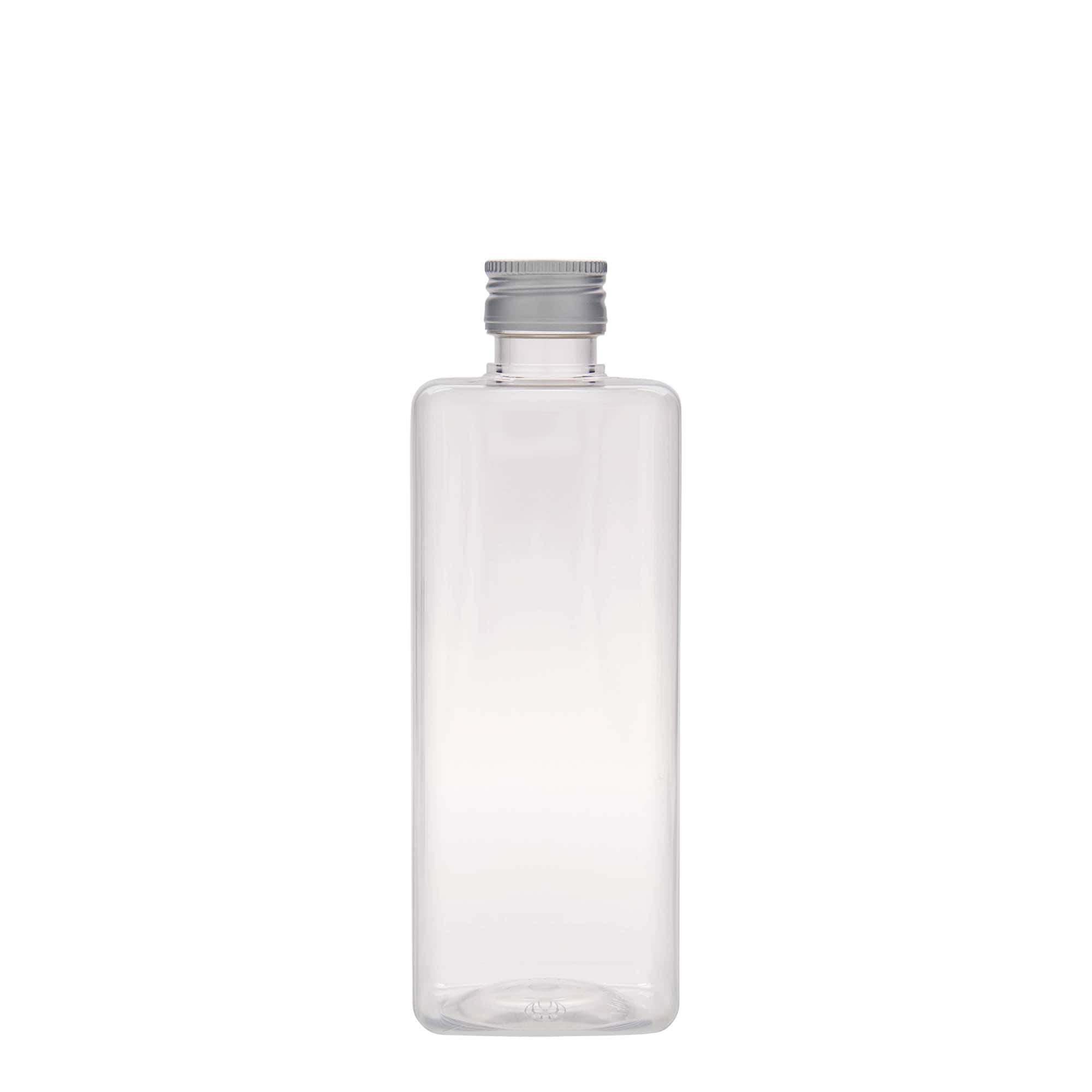 Bottiglia PET da 500 ml 'Karl', quadrata, plastica, bocca: PP 28