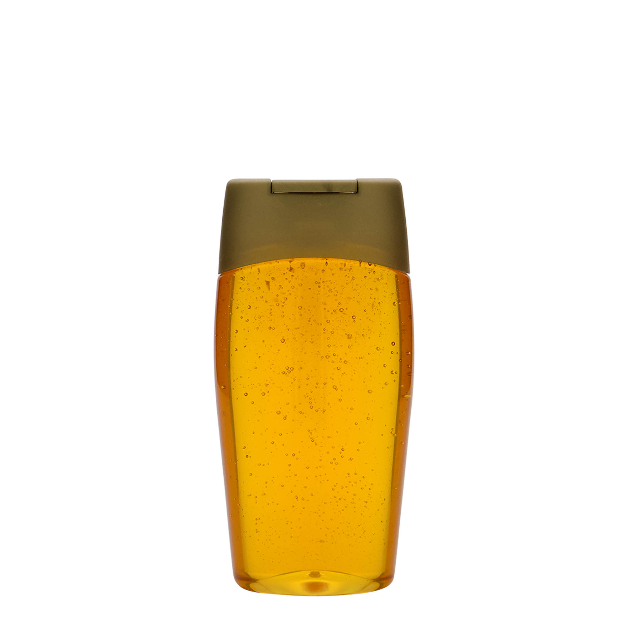 Bottiglia PET da 200 ml 'Squeeze', ovale, plastica