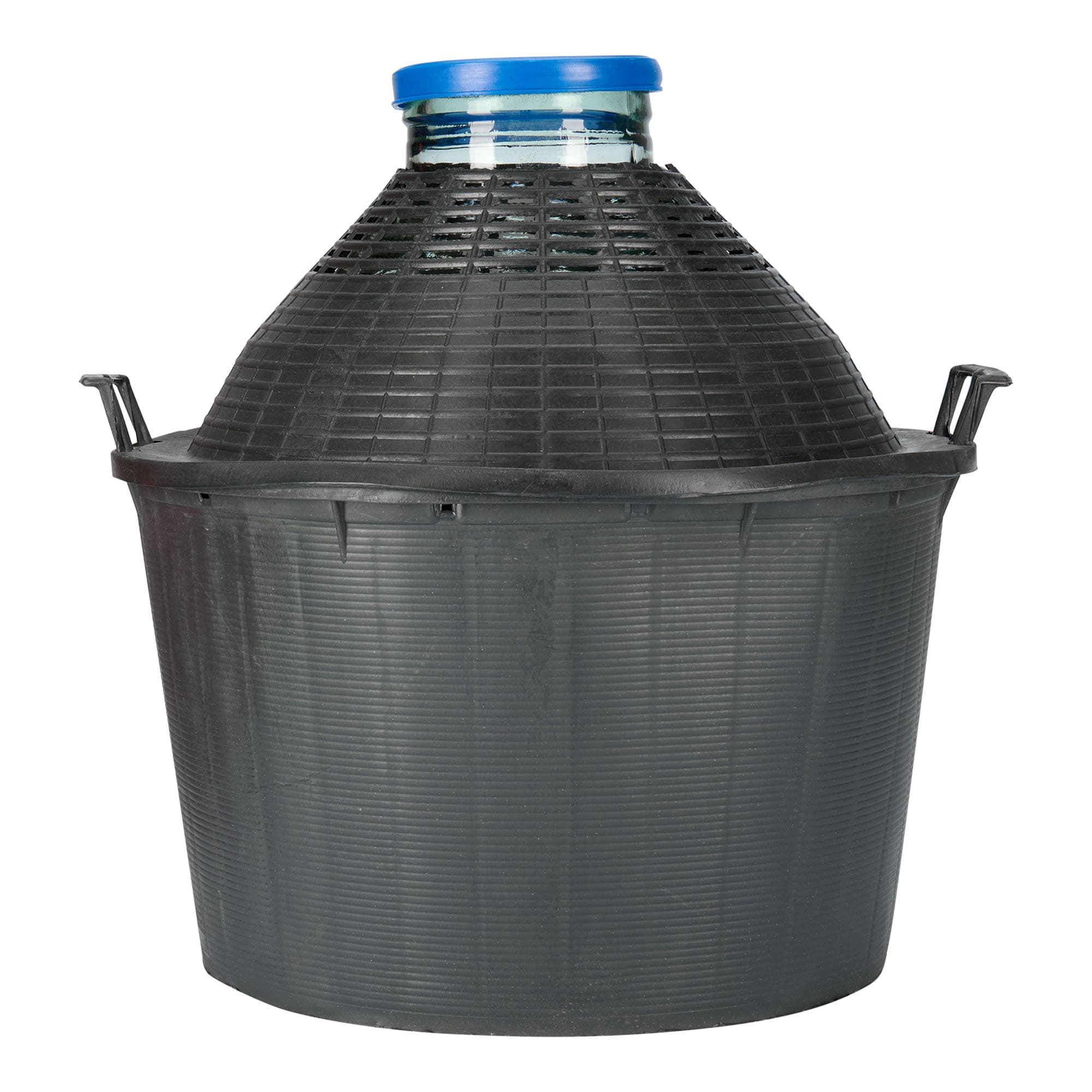 34 l Bombola a palla a bocca larga, vetro, bocca: coperchio a calotta