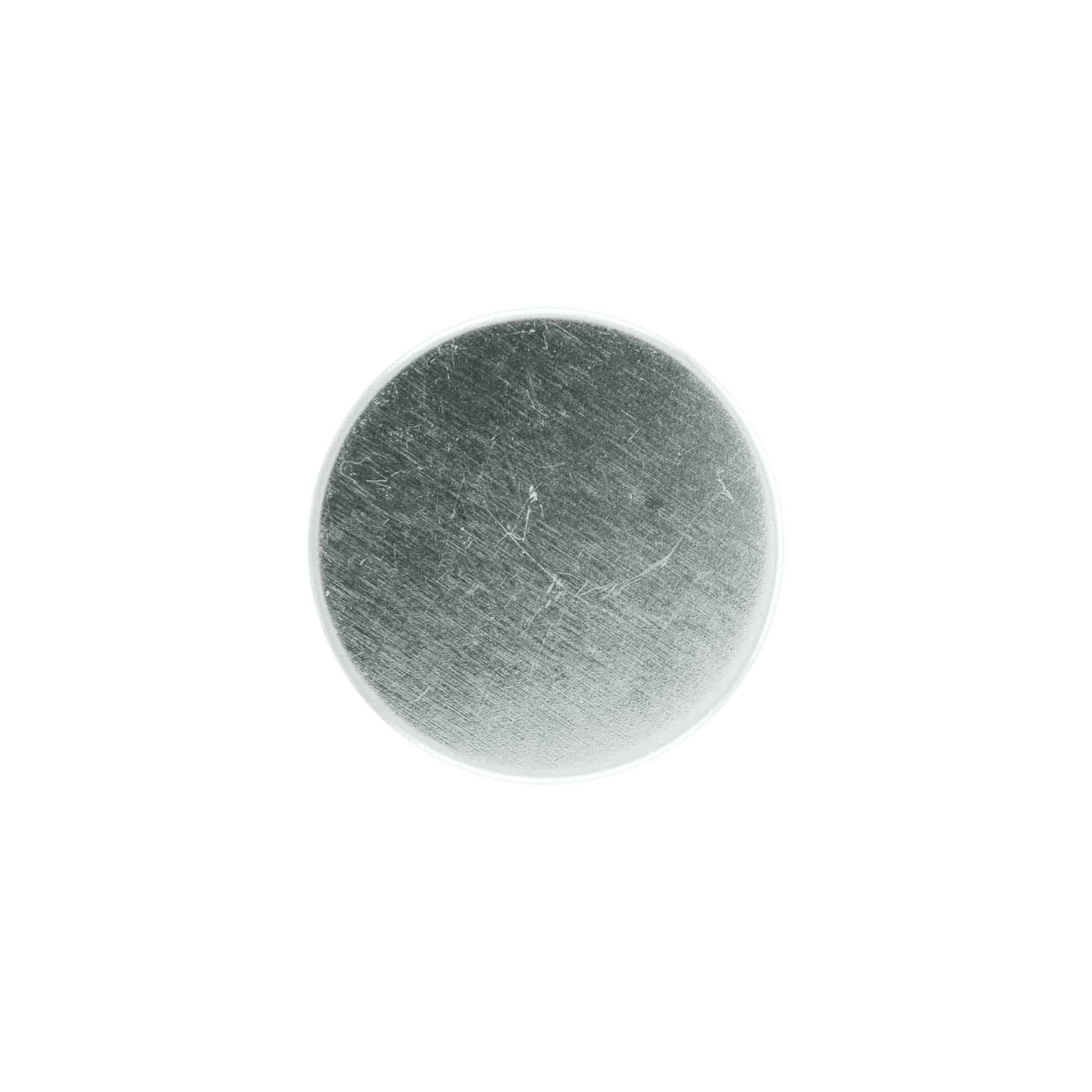 Tappo a vite, metallo, argento, per imboccatura: GPI 38/400
