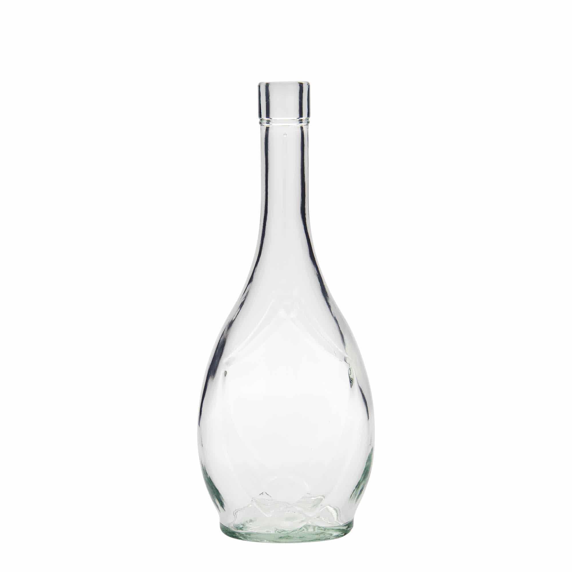 500 ml Bottiglia di vetro 'Zaragoza', ovale, imboccatura: fascetta 500 ml Bottiglia di vetro 'Zaragoza', ovale, imboccatura: fascetta