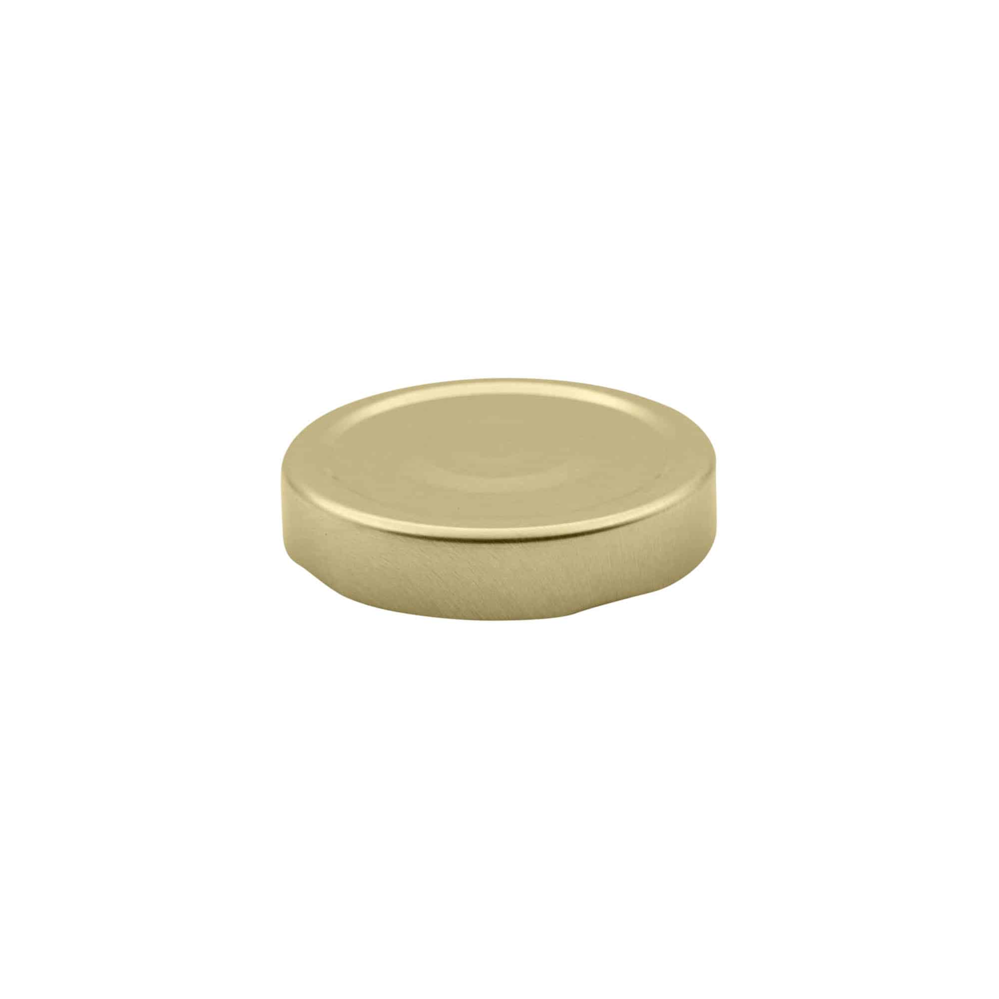 Tappo Twist-Off Deep, banda stagnata, oro, per imboccatura: Deep-TO 66 Tappo Twist-Off Deep, banda stagnata, oro, per imboccatura: Deep-TO 66