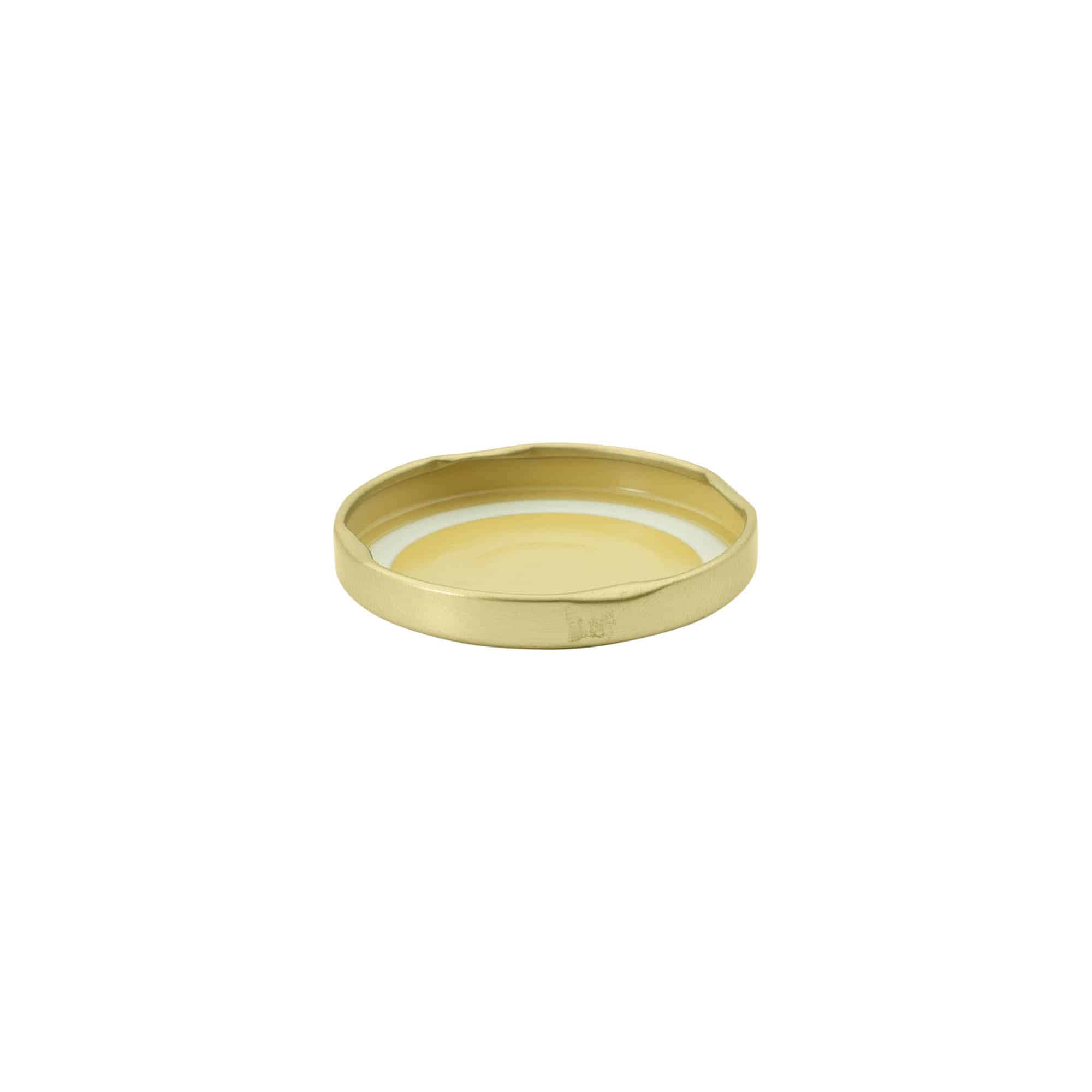 Tappi Twist-Off, lamiera bianca, oro, per bocca: TO 58