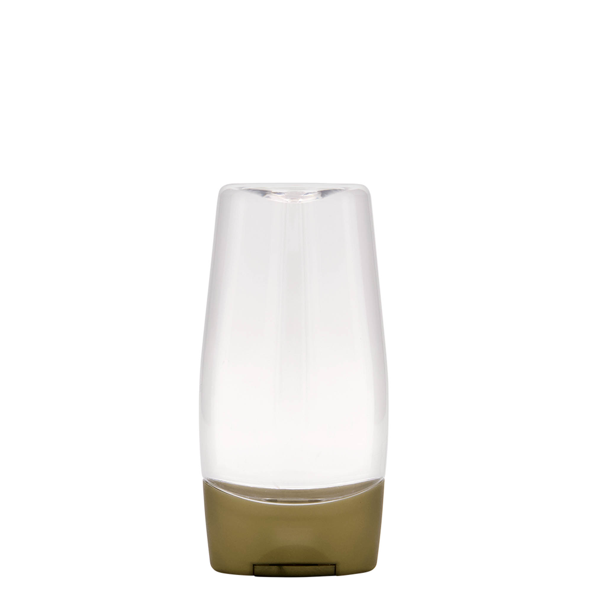 Bottiglia PET da 200 ml 'Squeeze', ovale, plastica