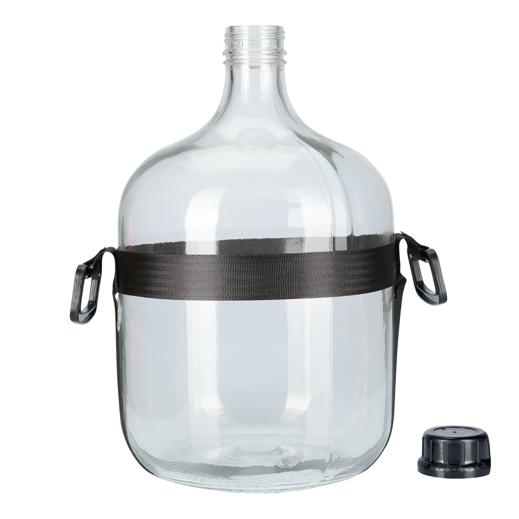 Bombola a pallone da 25 l High End, vetro, bocca: chiusura a vite Bombola a pallone da 25 l High End, vetro, bocca: chiusura a vite