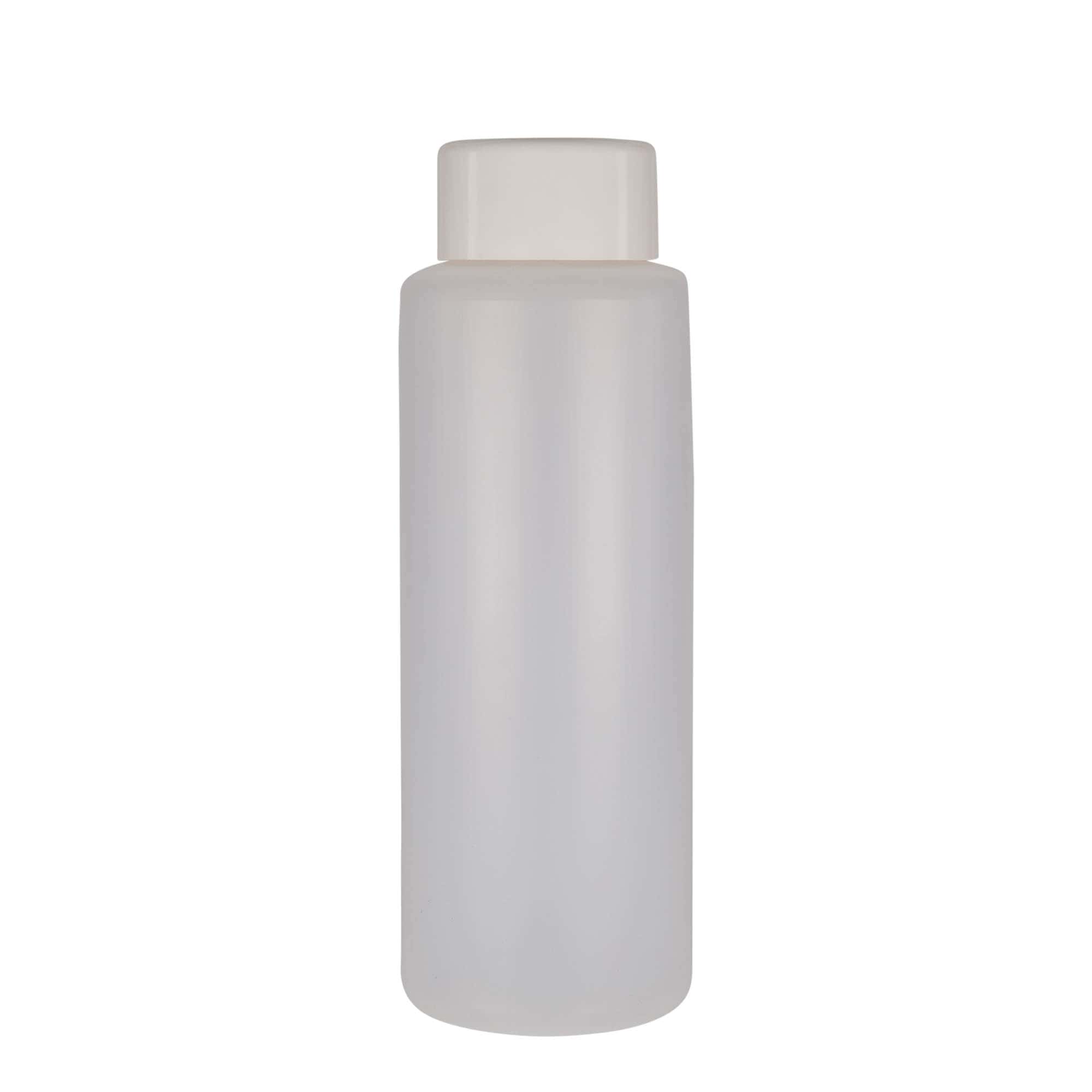 1.000 ml Bottiglia cilindrica, plastica PE, naturale, imboccatura: a vite