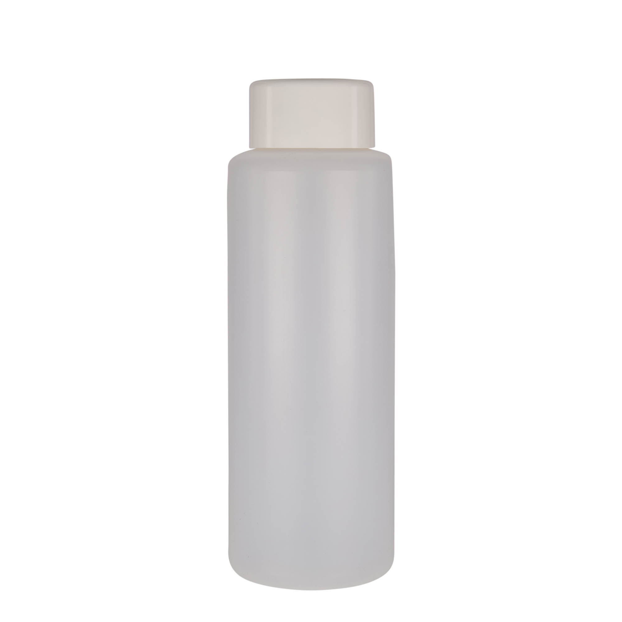 1.000 ml bottiglia rotonda, plastica PE, naturale, bocca: chiusura a vite