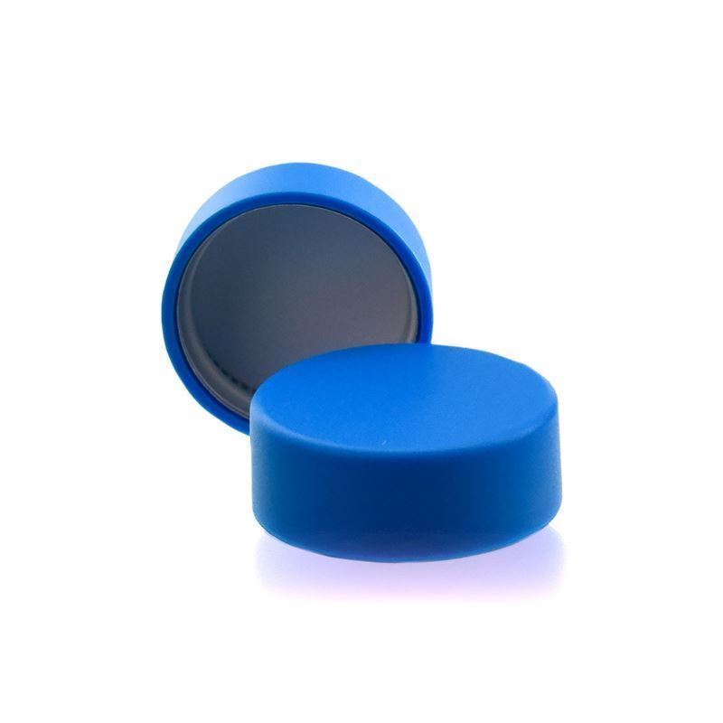 Tappo a vite, plastica ABS, azzurro acqua, per bocca: GPI 28/400 Tappo a vite, plastica ABS, azzurro acqua, per bocca: GPI 28/400