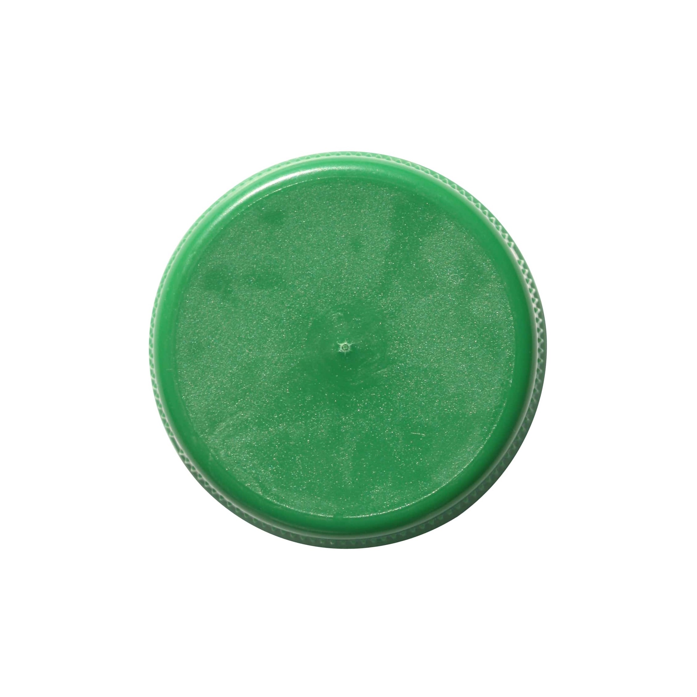 Tappo a vite a due filettature, plastica PE, verde, per imboccatura: PET 38 mm
