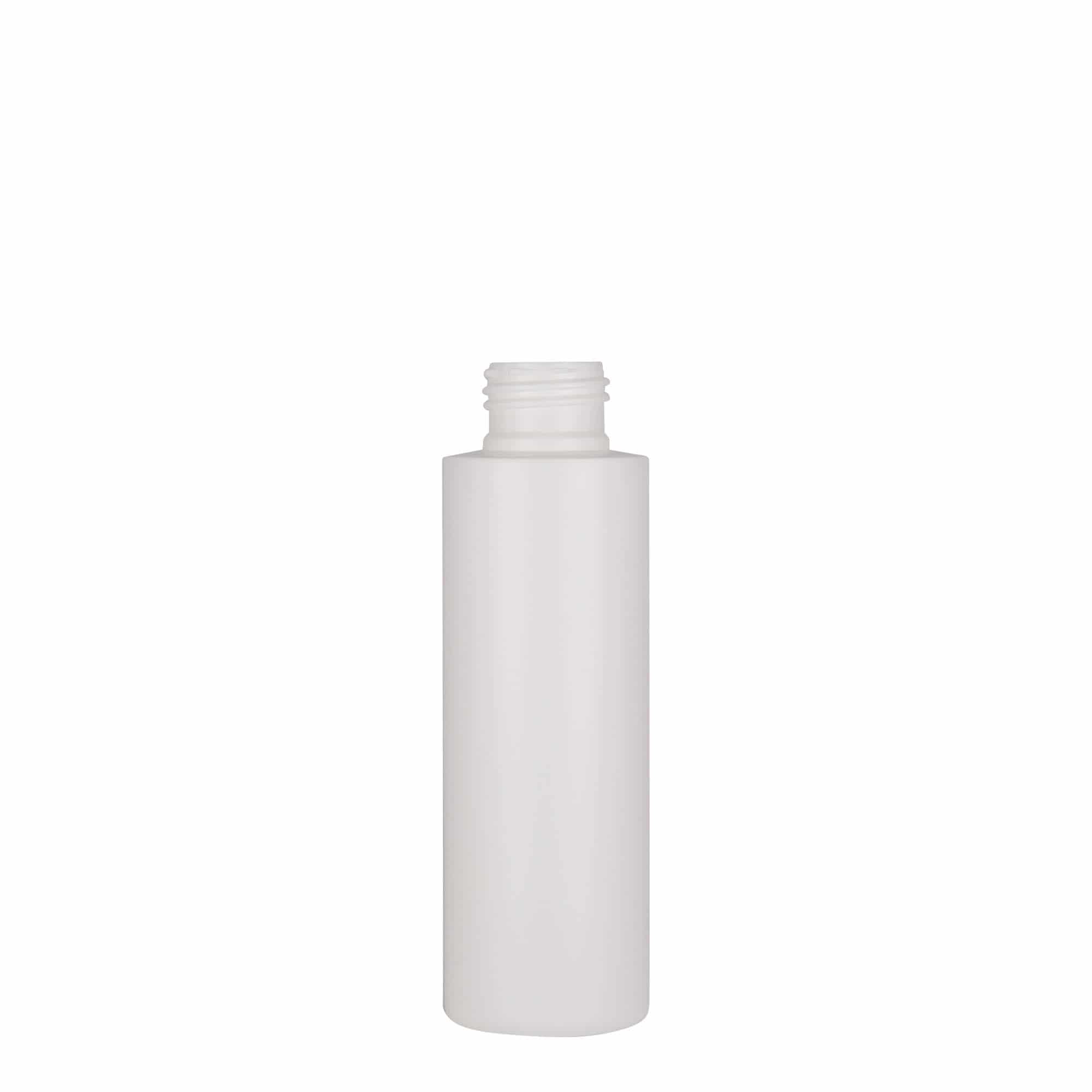 100 ml Flacone in plastica 'Pipe', HDPE, bianco, imboccatura: GPI 24/410