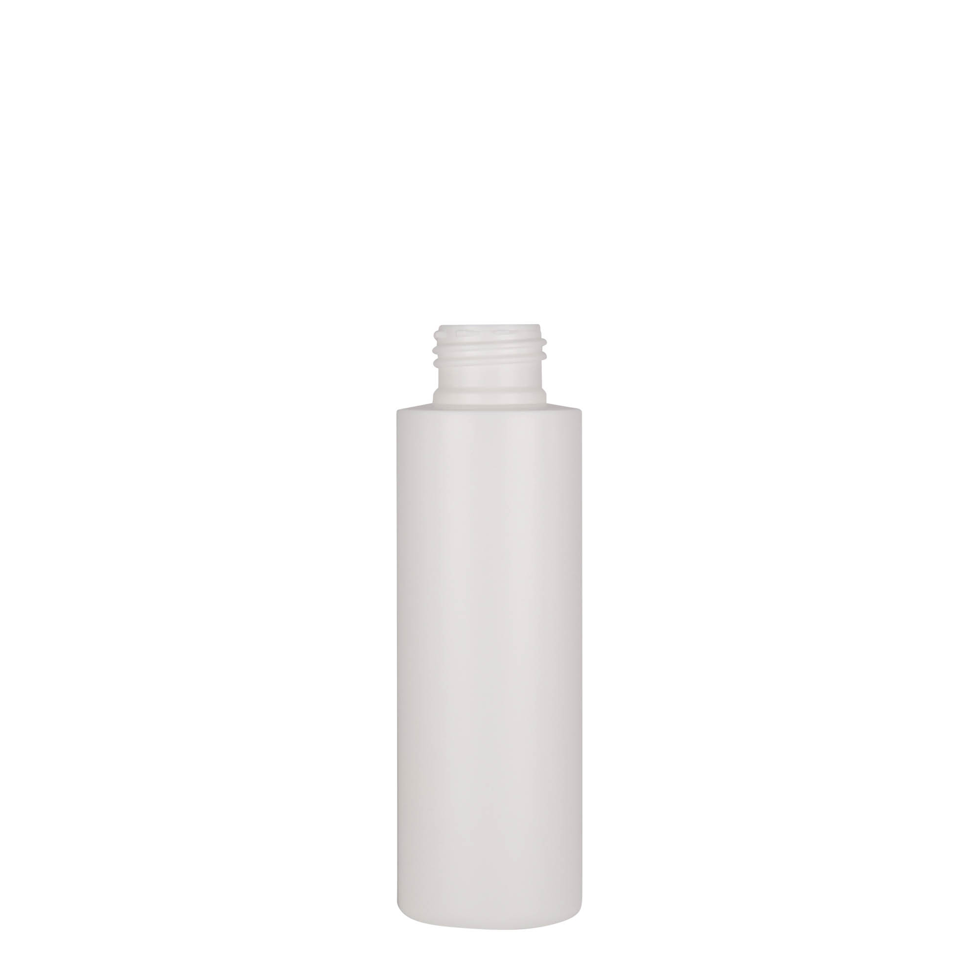 Bottiglia in plastica da 100 ml 'Pipe', HDPE, bianca, bocca: 24/410