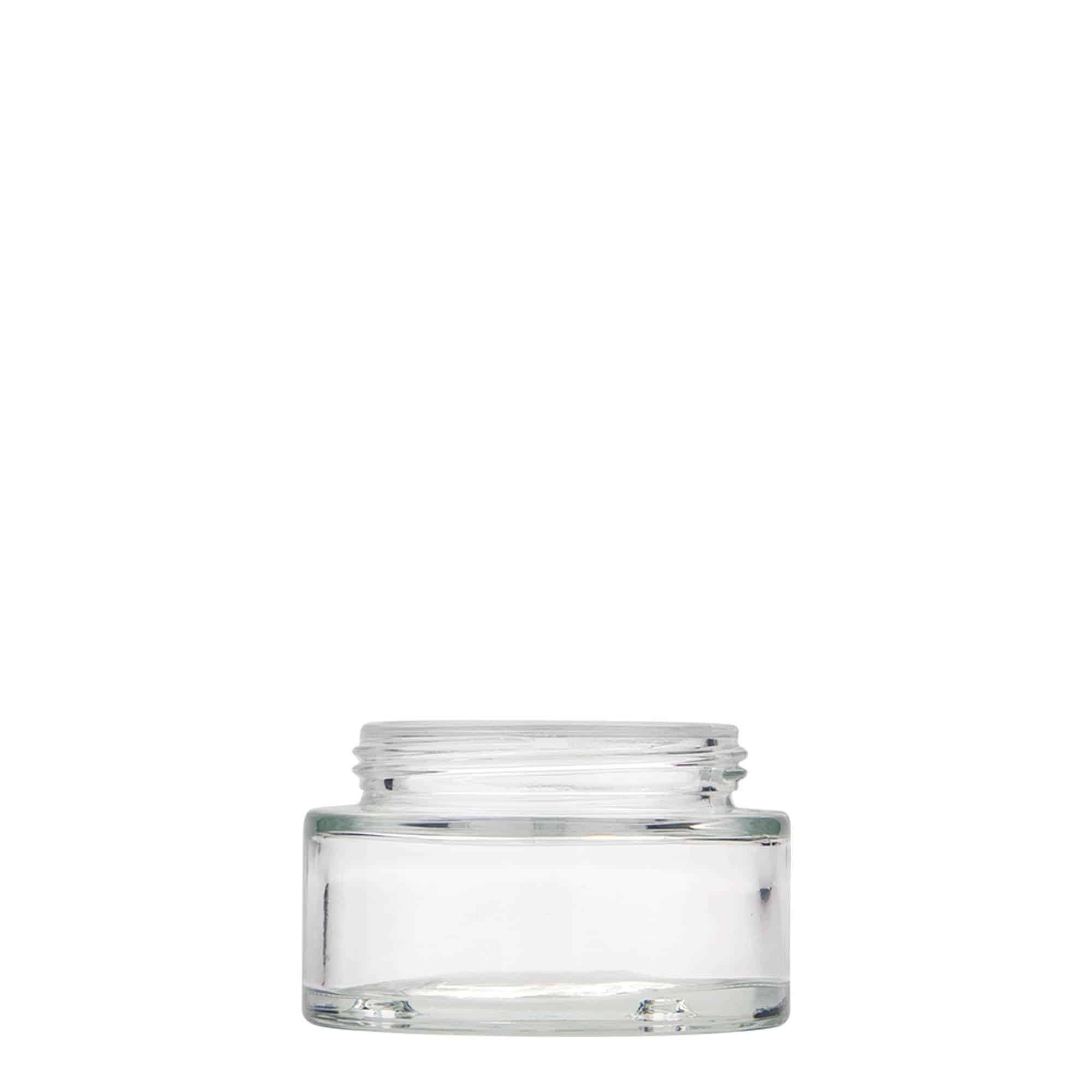 50 ml barattolo 'Clear Edition', vetro, bocca: chiusura a vite