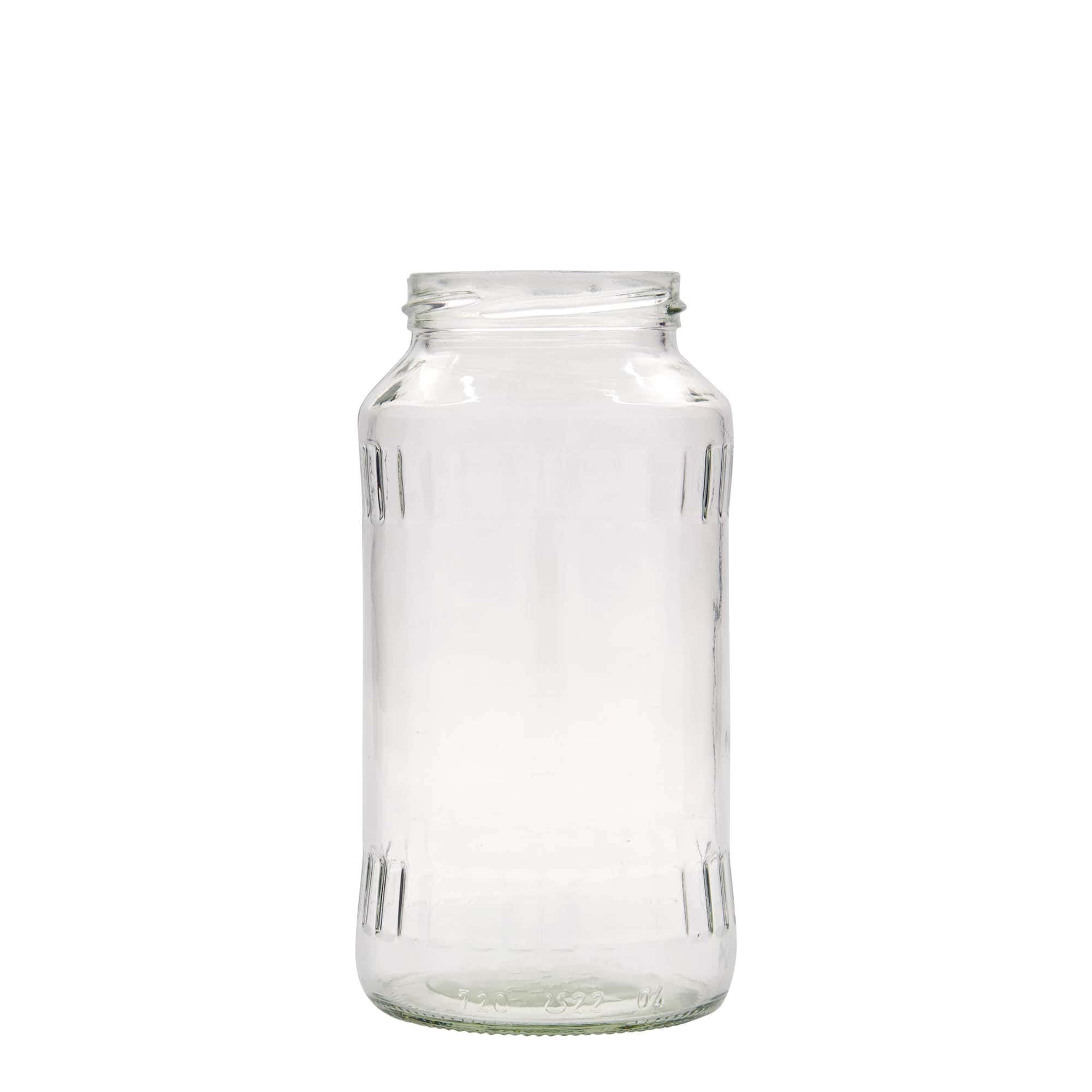 720 ml Vasetto sfaccettato, vetro, imboccatura: Twist-Off (TO 66) 720 ml Vasetto sfaccettato, vetro, imboccatura: Twist-Off (TO 66)