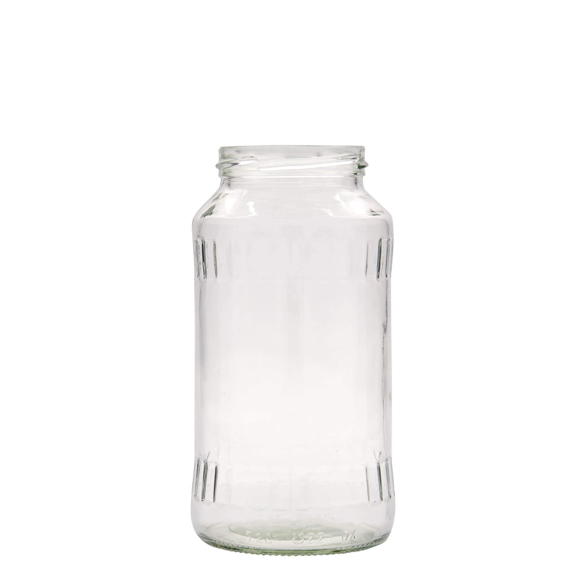 720 ml vaso sfaccettato, bocca: Twist-Off (TO 66)