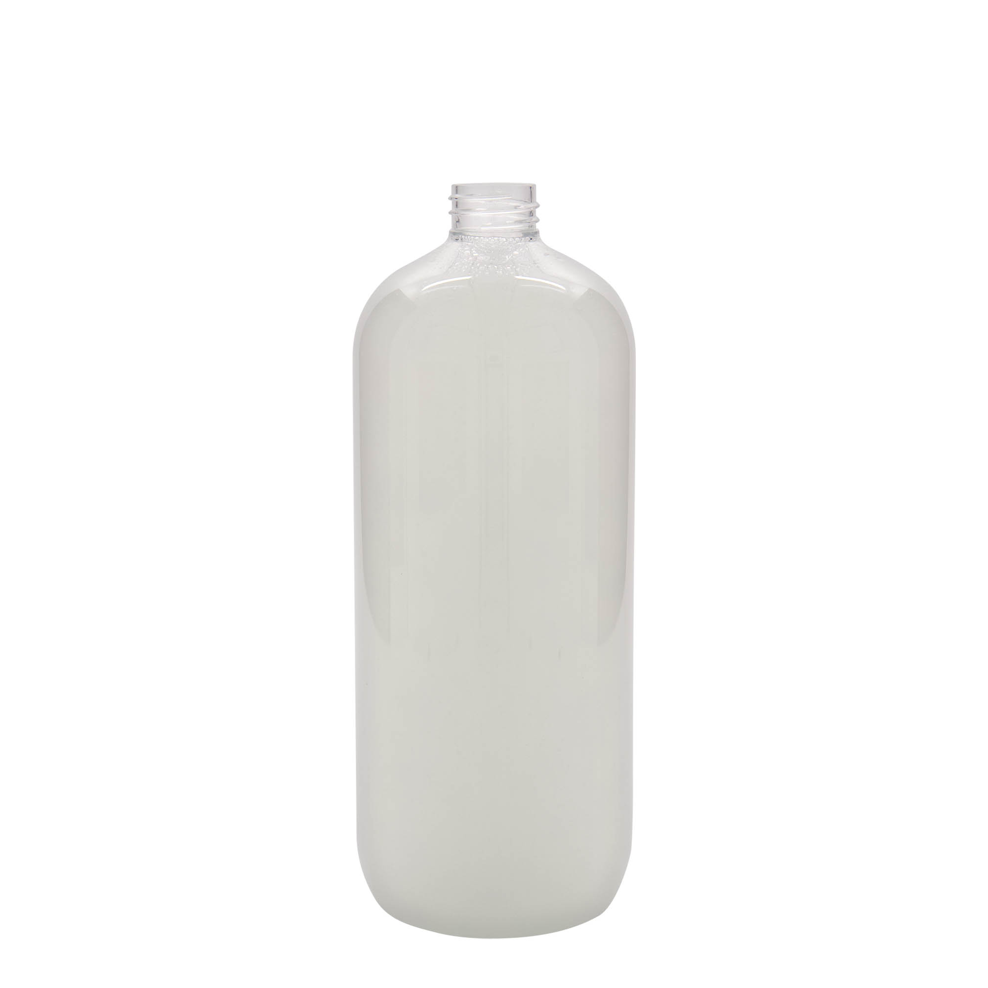 Bottiglia PET da 1.000 ml 'Boston', plastica, bocca: 28/410 Bottiglia PET da 1.000 ml 'Boston', plastica, bocca: 28/410