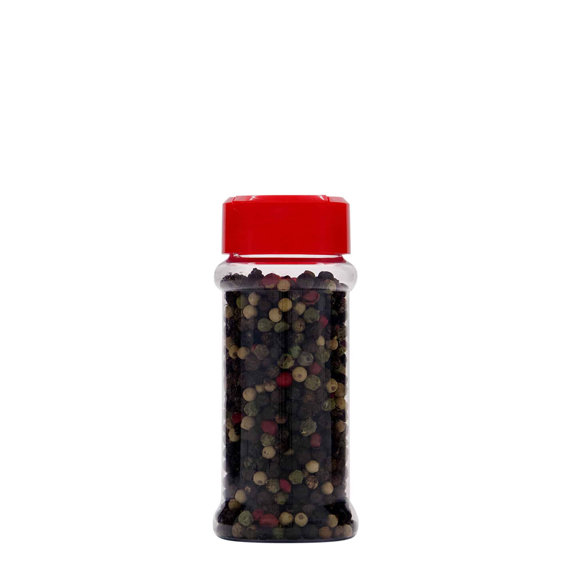 100 ml barattolo per spezie in PET, plastica, bocca: 38/400