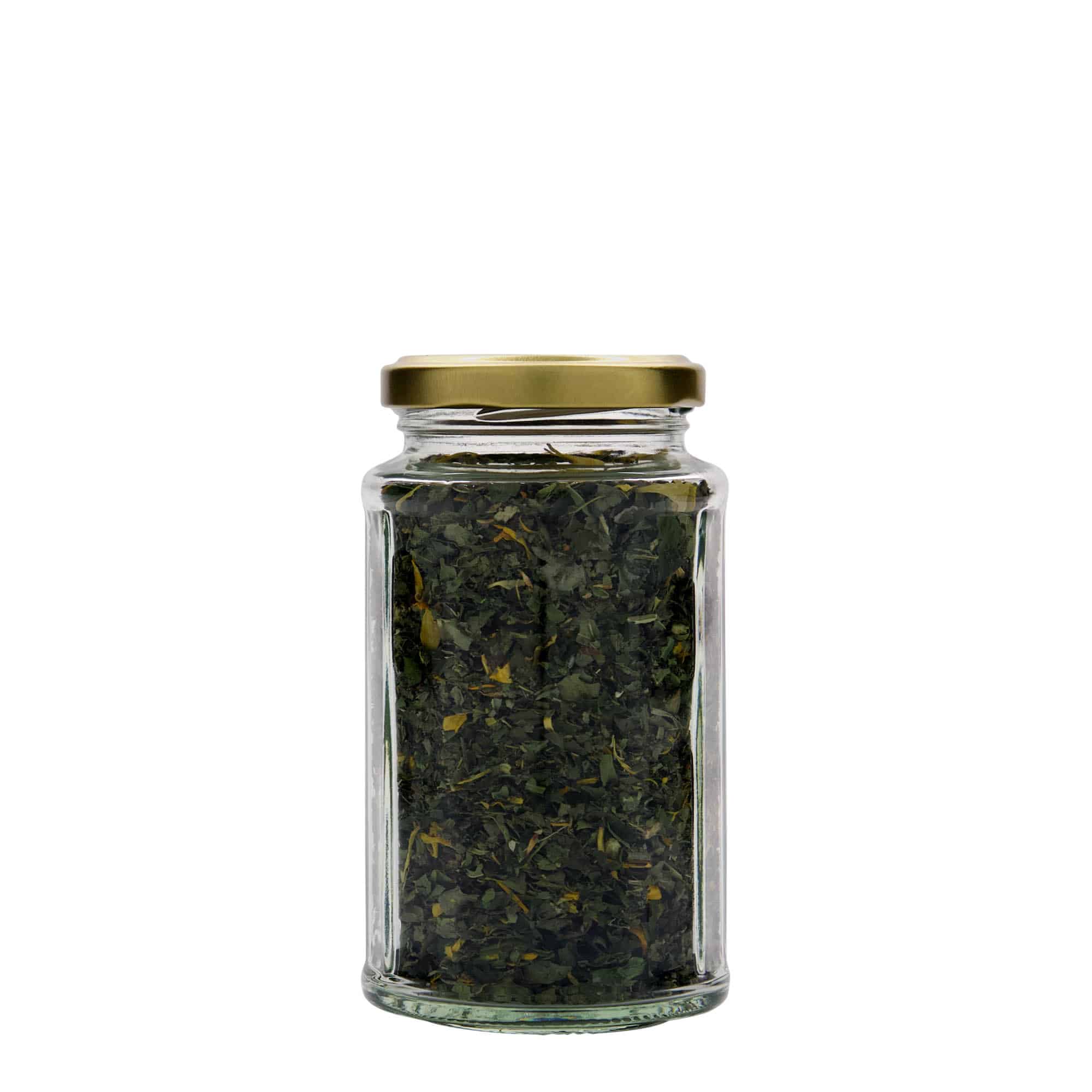 288 ml barattolo esagonale, dodici lati, bocca: Twist-Off (TO 58)