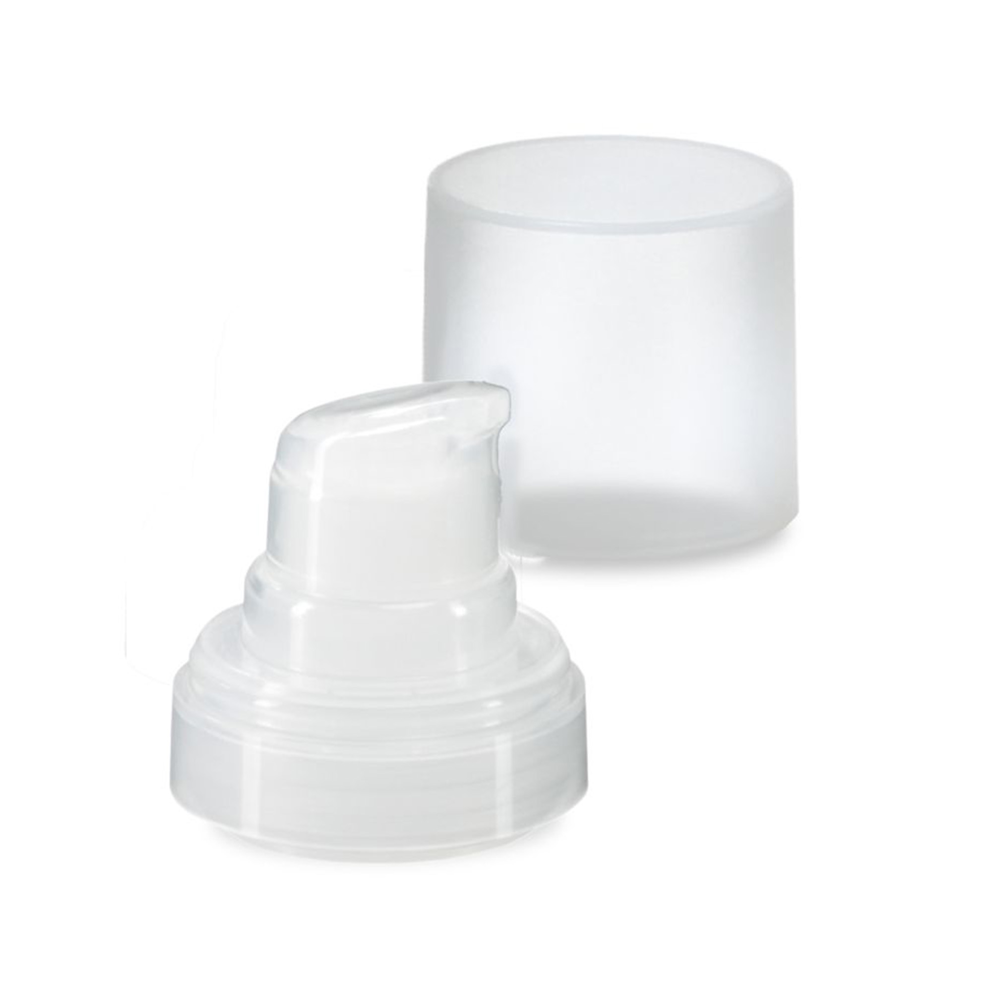 Testa Airless Micro naturale + cappuccio a pressione opaco color naturale Testa Airless Micro naturale + cappuccio a pressione opaco color naturale