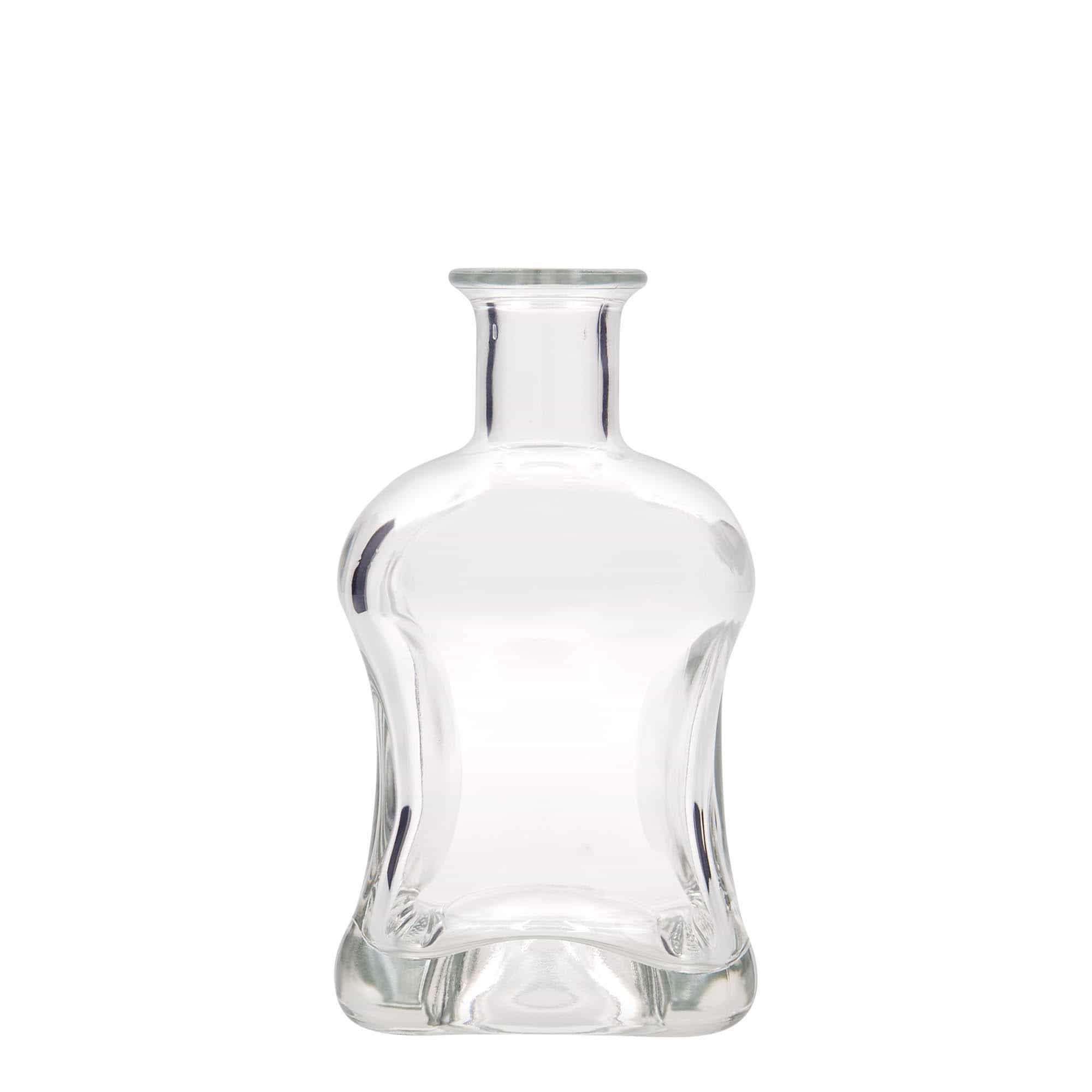 500 ml Bottiglia di vetro 'Dublin', quadrata, imboccatura: fascetta 500 ml Bottiglia di vetro 'Dublin', quadrata, imboccatura: fascetta