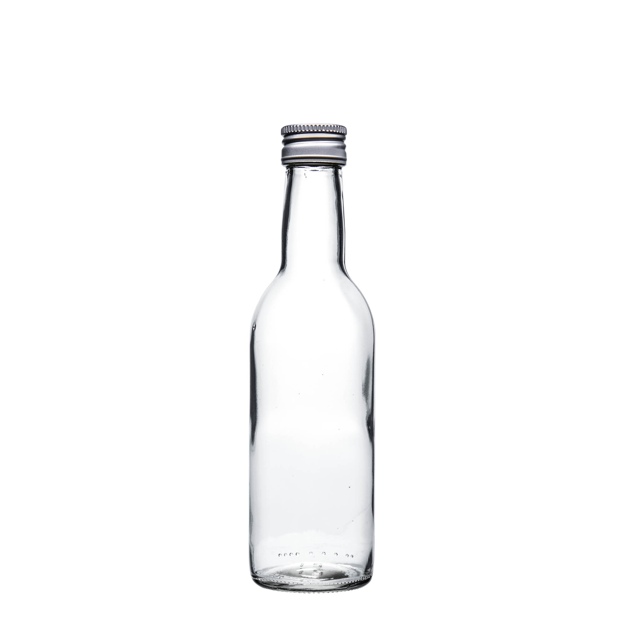 Bottiglia di vetro da 250 ml 'Bordeaux', bocca: PP 28 Bottiglia di vetro da 250 ml 'Bordeaux', bocca: PP 28