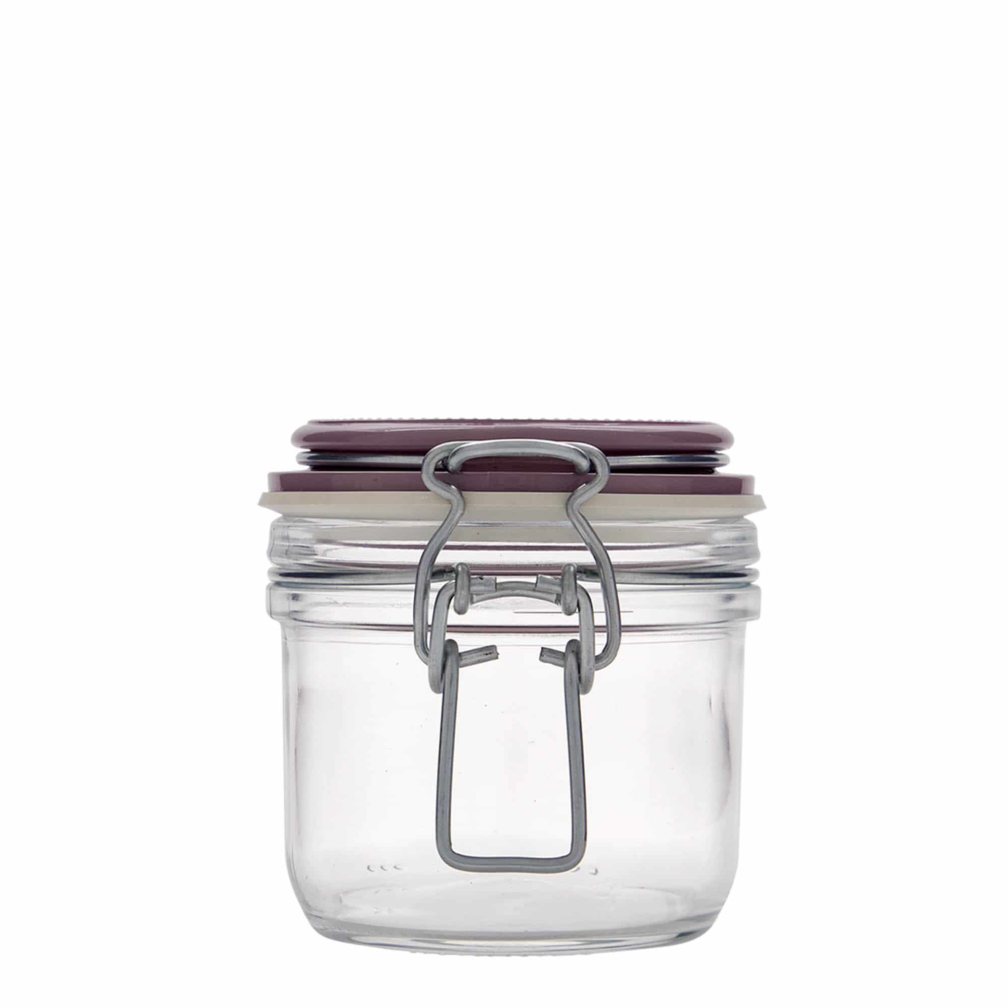 200 ml Barattolo ermetico 'Fido', vetro, viola, imboccatura: chiusura meccanica 200 ml Barattolo ermetico 'Fido', vetro, viola, imboccatura: chiusura meccanica