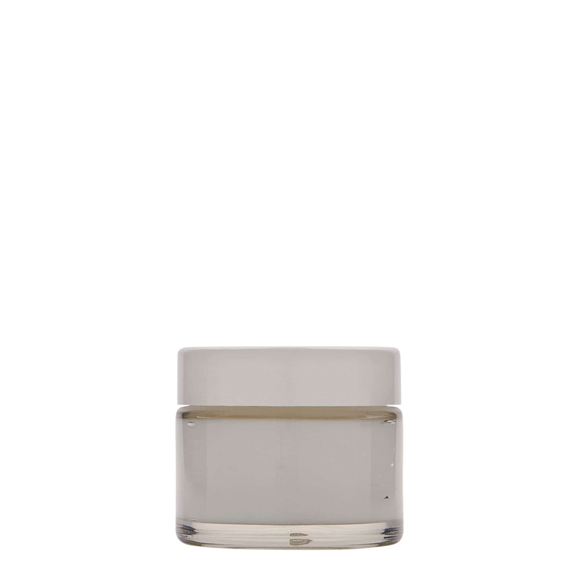 50 ml barattolo 'Beauty', vetro, bocca: chiusura a vite